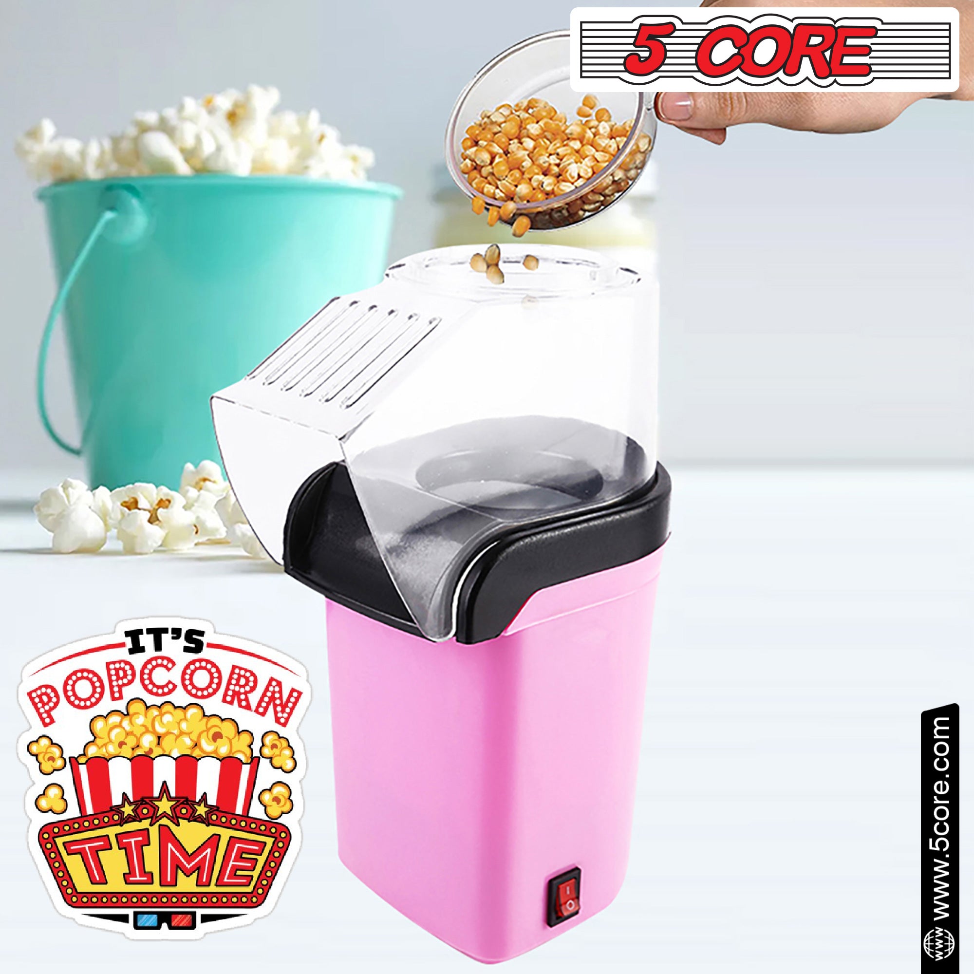 instant home-made popcorn with our microwave popcorn maker bowl