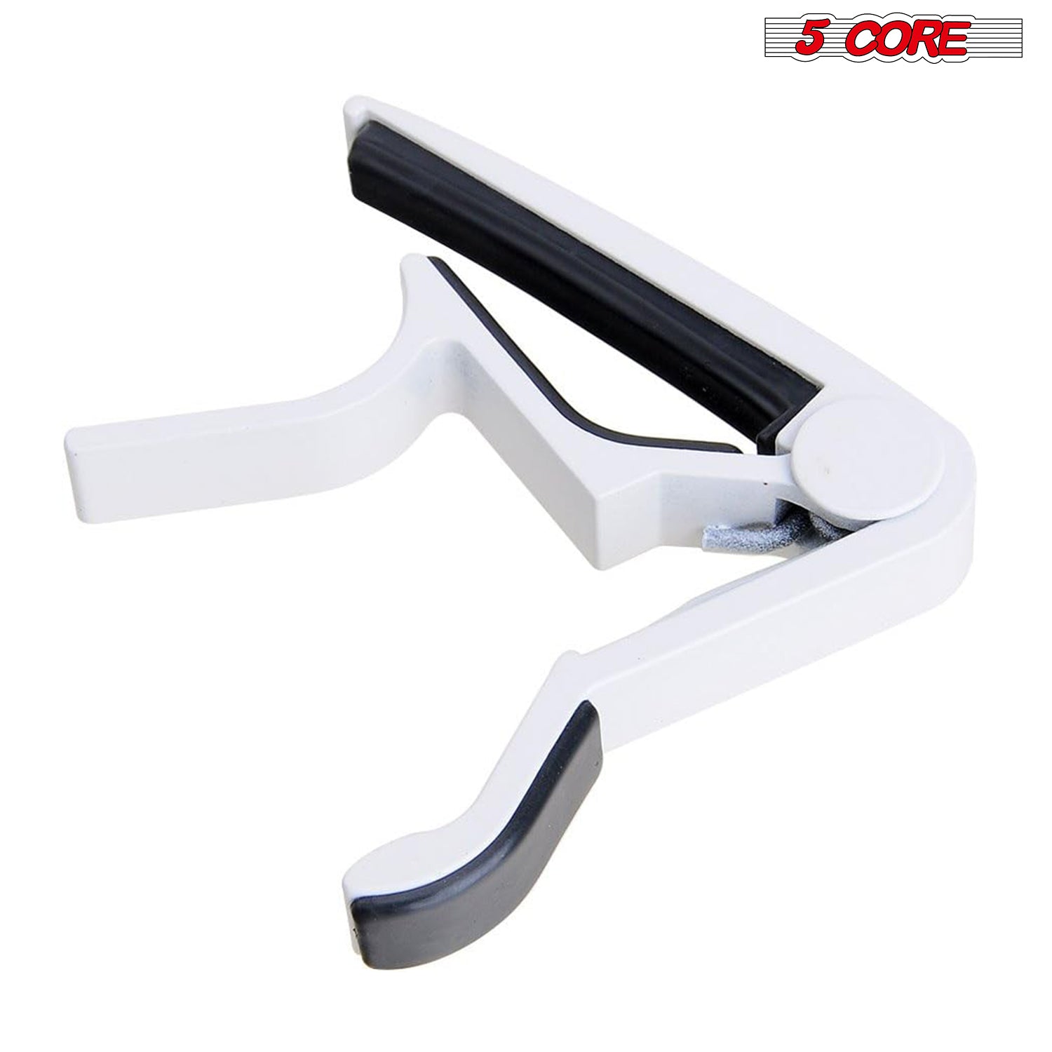 5 Core Guitar Capo Premium Capo for Acoustic Guitar 6 String Classical Guitar kapo for Ukulele Mandolin Banjo Guitar Accessories - CAPO WH 1Pc