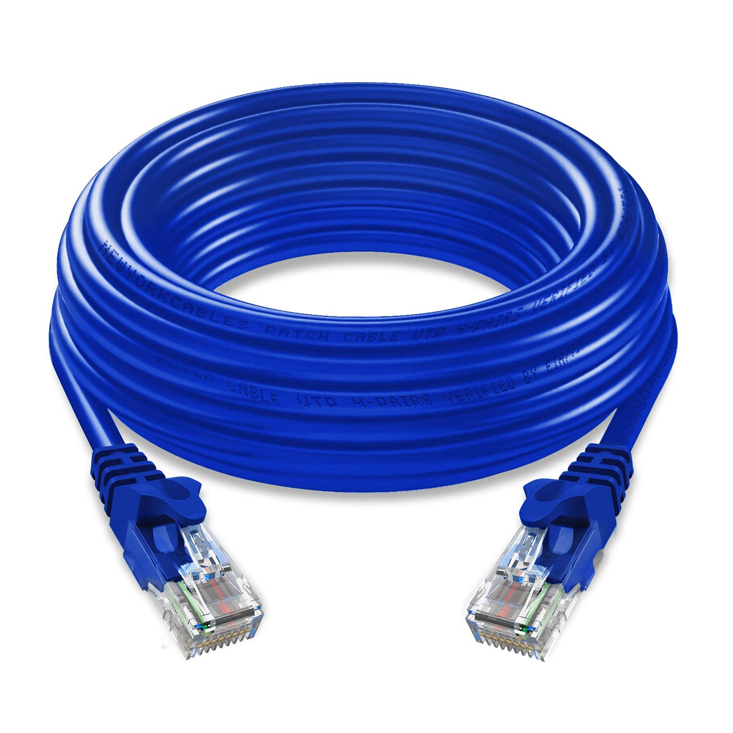 5 Core Cat 6 Ethernet Cable 10Gbps Network Patch Cord RJ45 Internet LAN Cable 1.5/3/6/10/15/20/30 ft