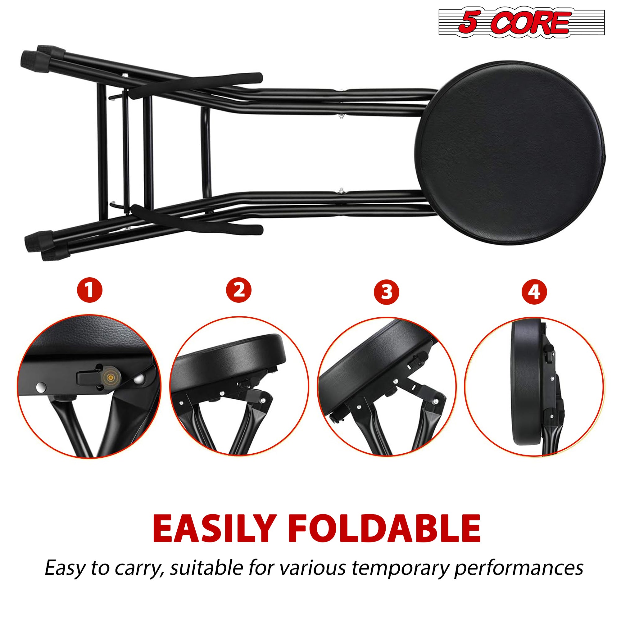 5 Core Guitar Stool: Comfortable Seating for Musicians