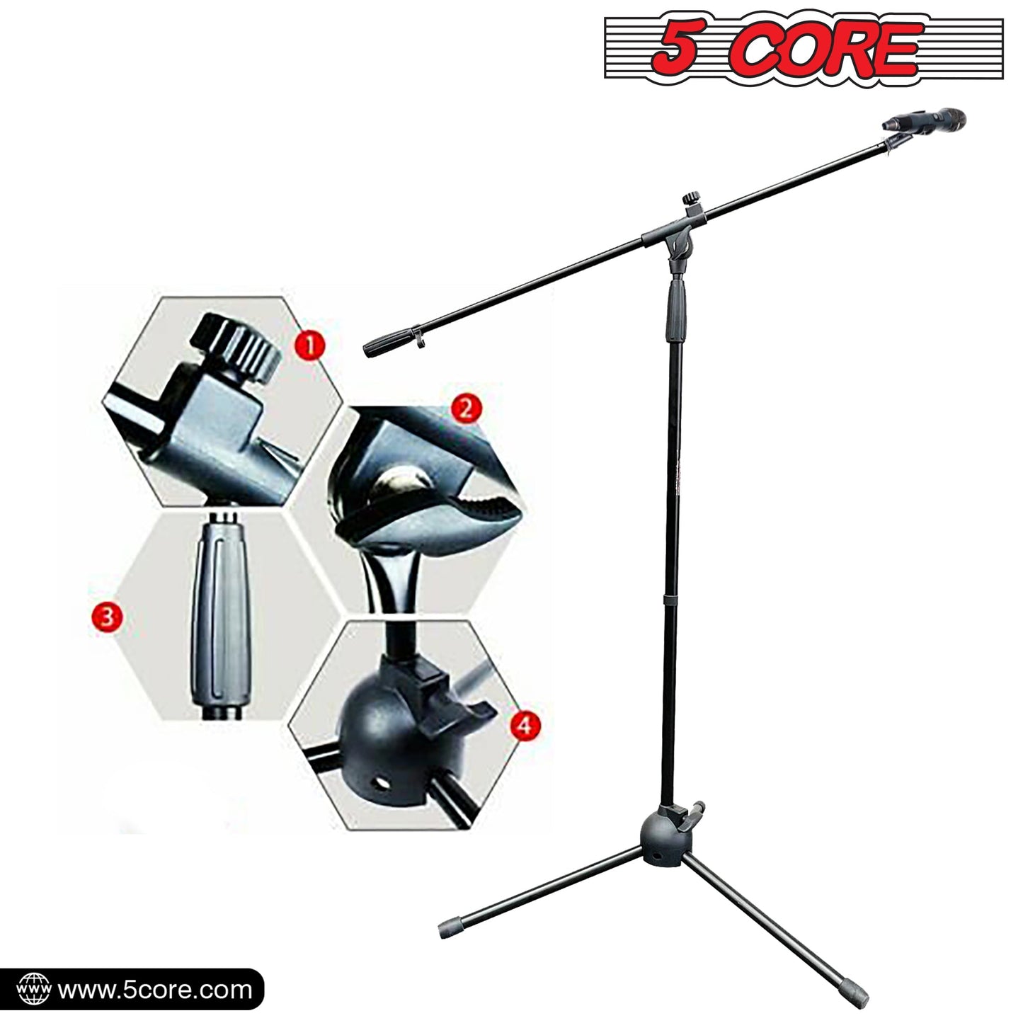 Adjustable mic stand