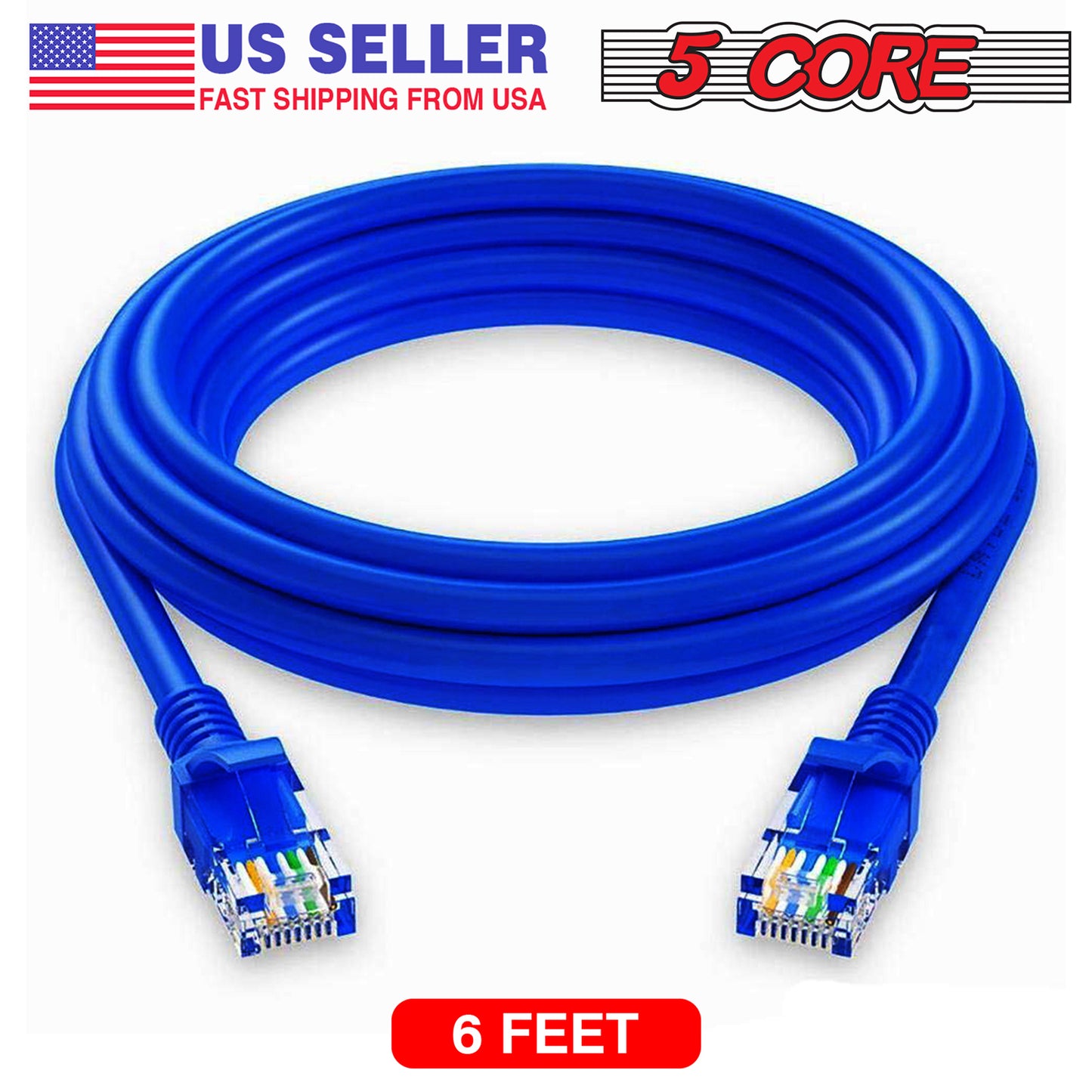 6 feet AC Wall Power Cord