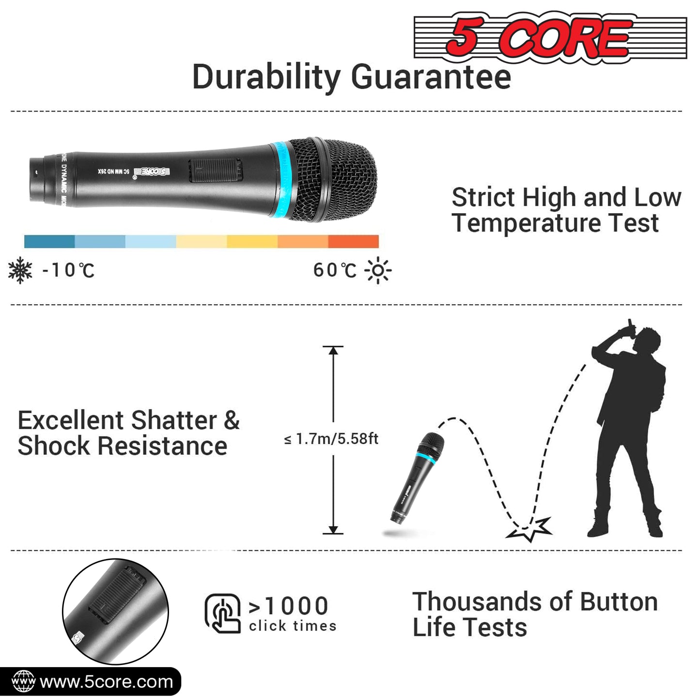 Durable Karaoke Microphone
