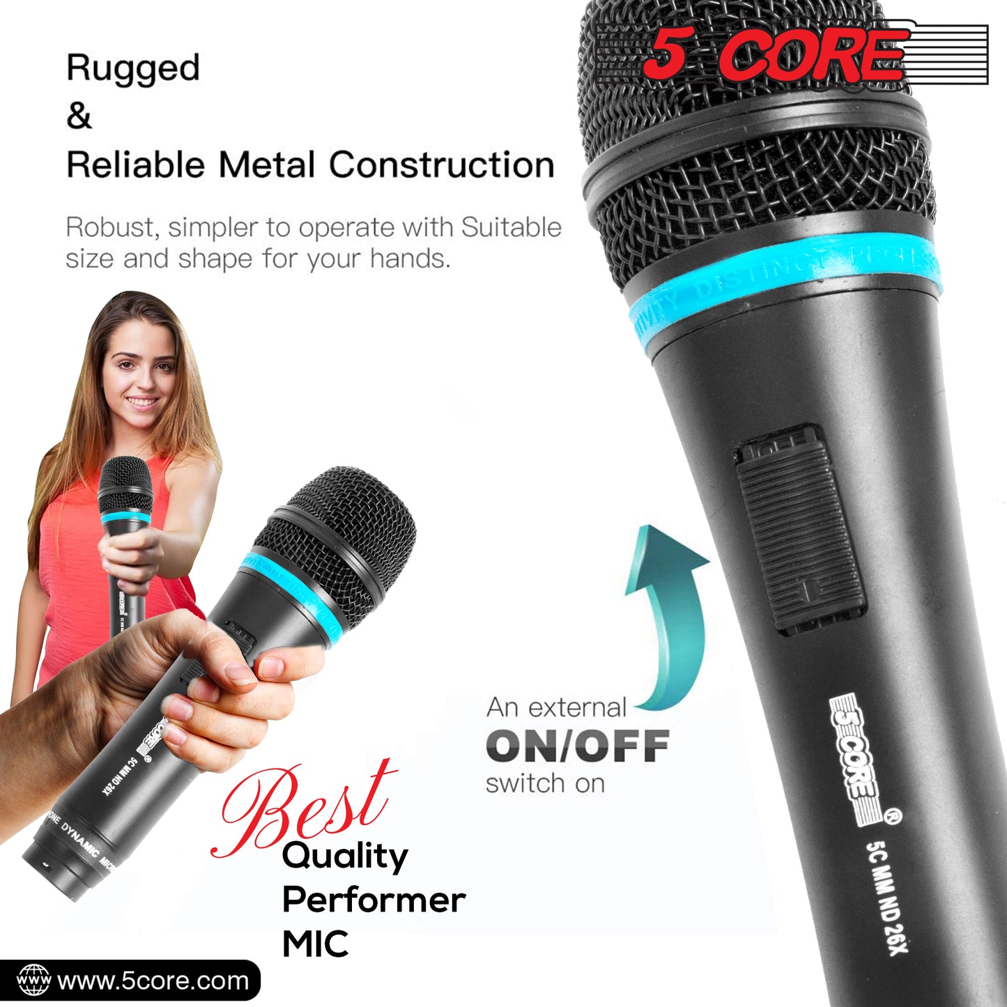 Mic with on Off switch