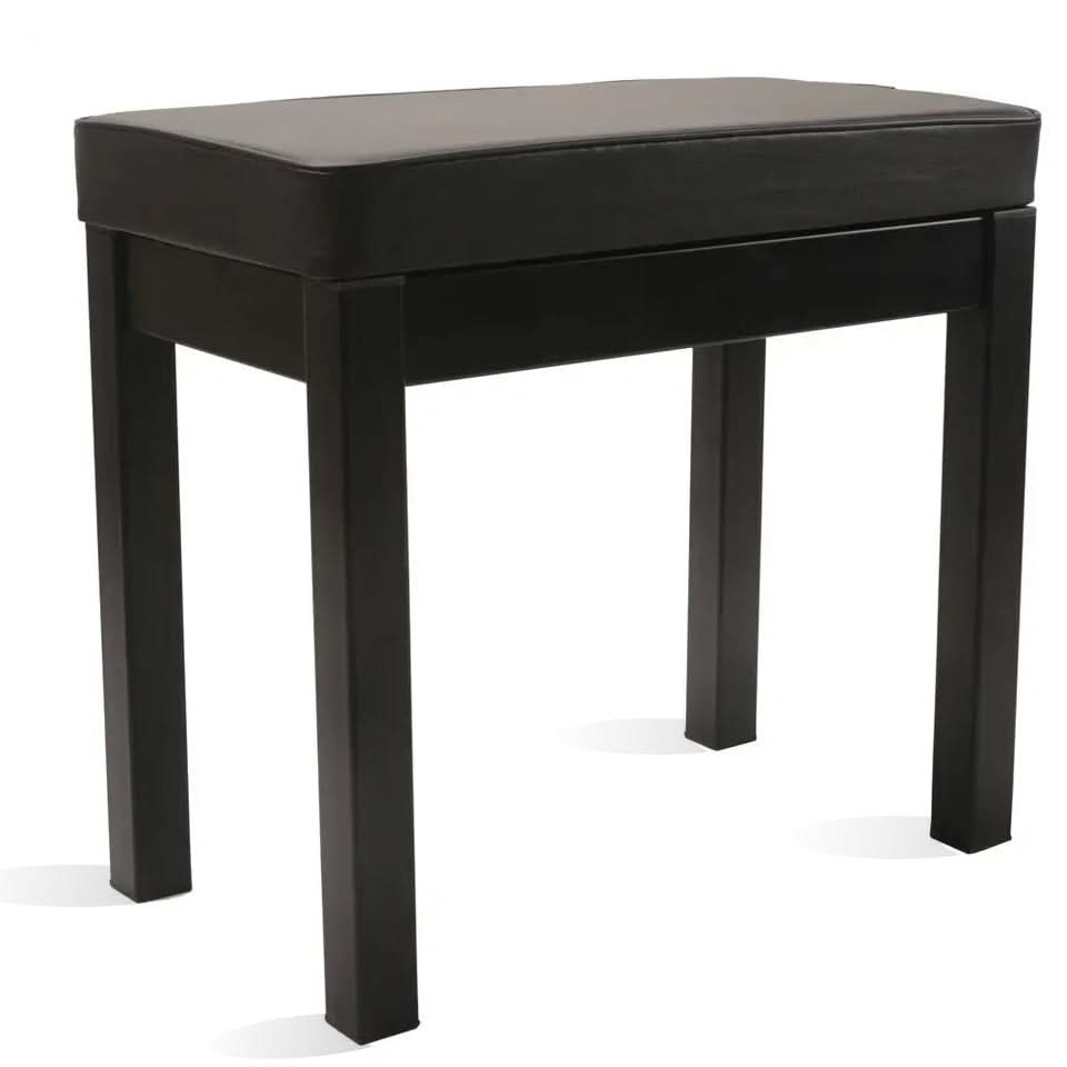 5 Core Piano Keyboard Bench Black/ Metal Piano Seat with 2.5-inch Comfortable Memory FoamPadding/ Multipurpose Stool Chair Seat with 400lb Weight Capacity-PNB BLK IRON