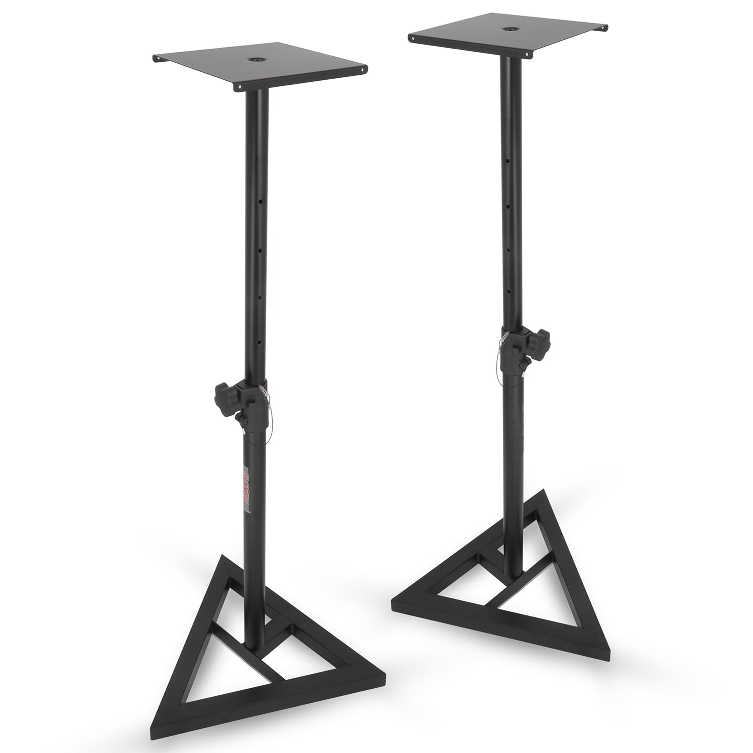 5 Core Speaker Stand Triangle Base Tall Adjustable 35mm DJ Studio Monitor Stands Pole Mount