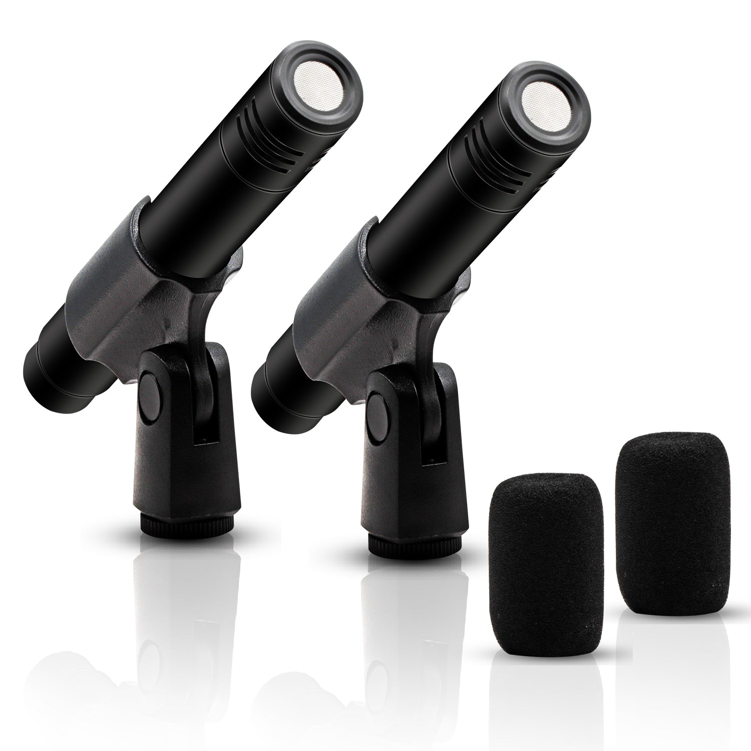 5 Core Instrument Microphone Professional Pencil Condenser XLR Mic w Cardioid Uni Directional Pickup