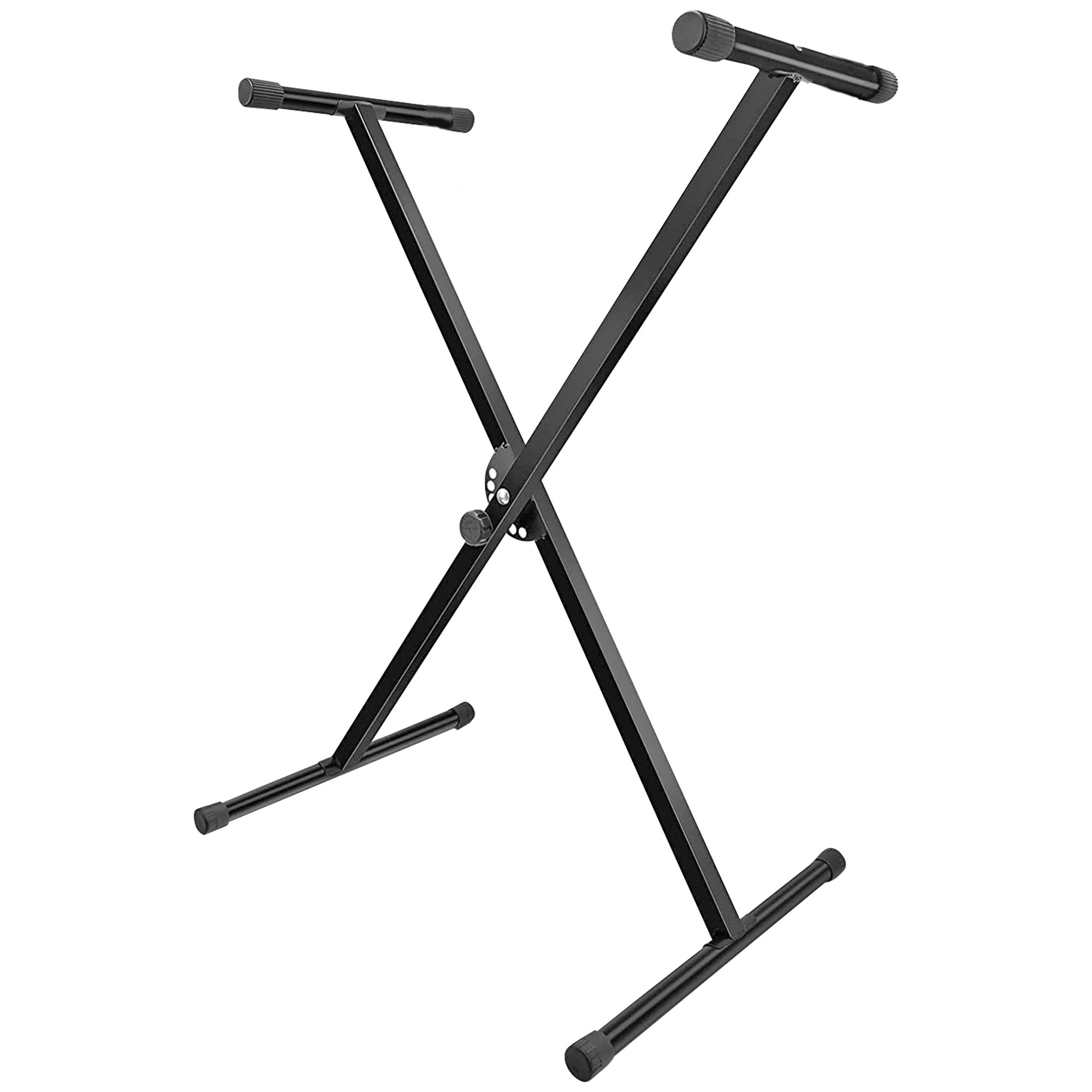 5 Core Piano Stand Adjustable Keyboard Stands Metal X Style On Stage Keyboard Seat Durable & Sturdy Easy To Assemble For Travel And Storage - KS 1X