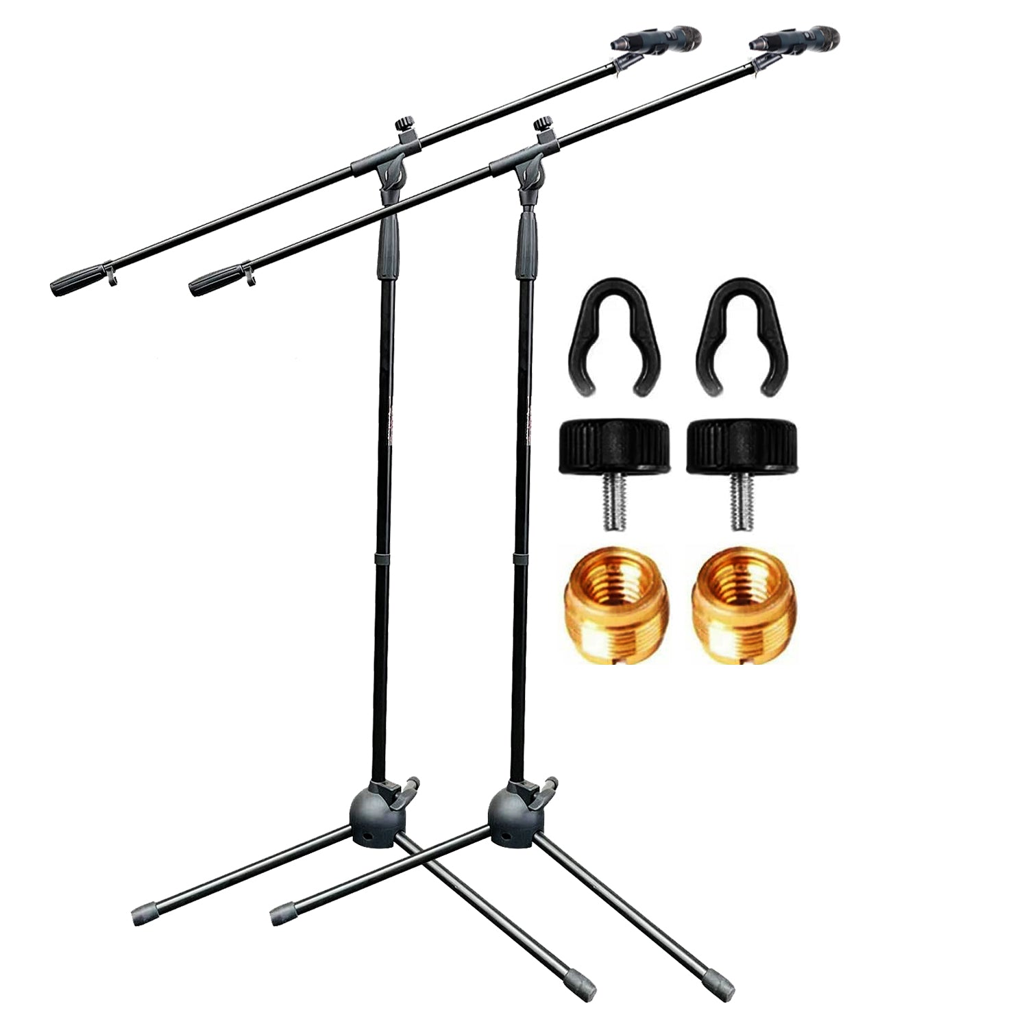 5Core Tripod Mic Stand 6ft Adjustable Microphone Stands Holder Floor w Boom Arm