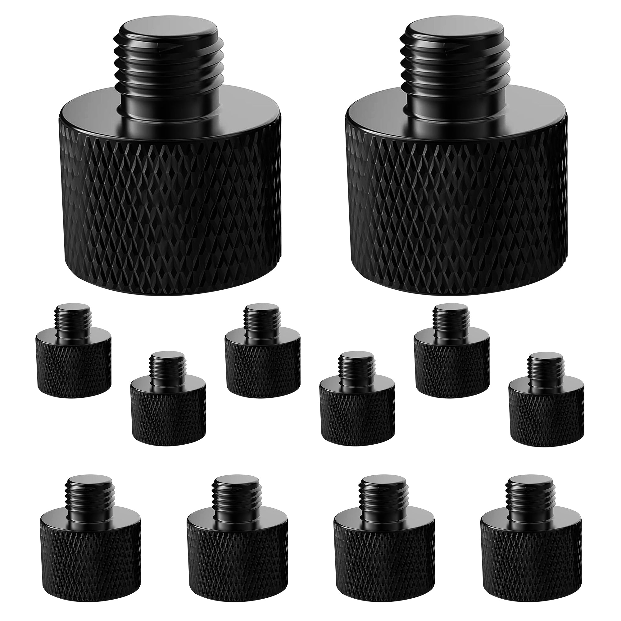 5Core Mic Stand Adapter 5/8 Female to 3/8 Male Screw Adapters For Microphone Stands & Clips 12Pcs