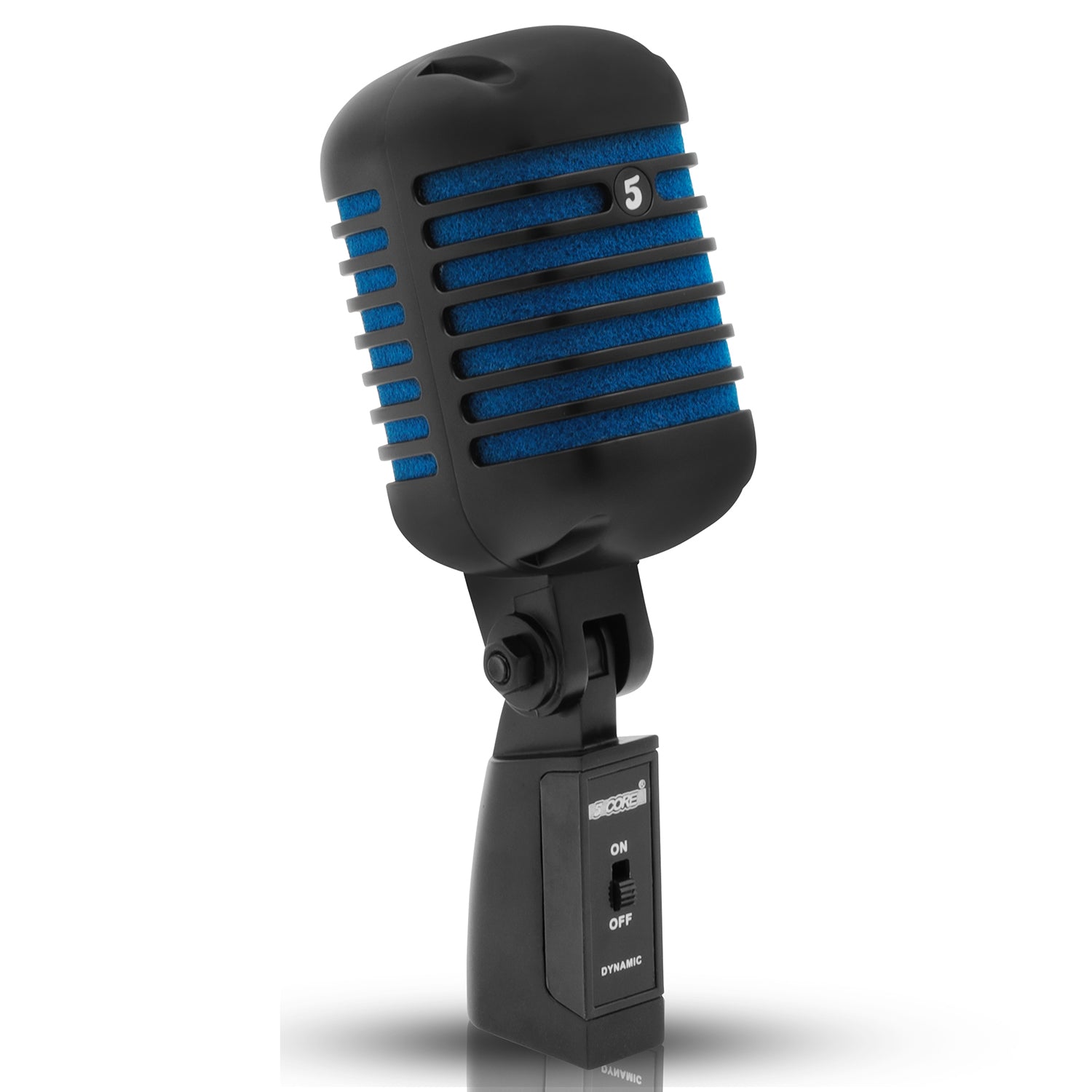 5 Core Vintage Microphone Dynamic Professional XLR Studio Mic Retro Style Corded Prop Microfono