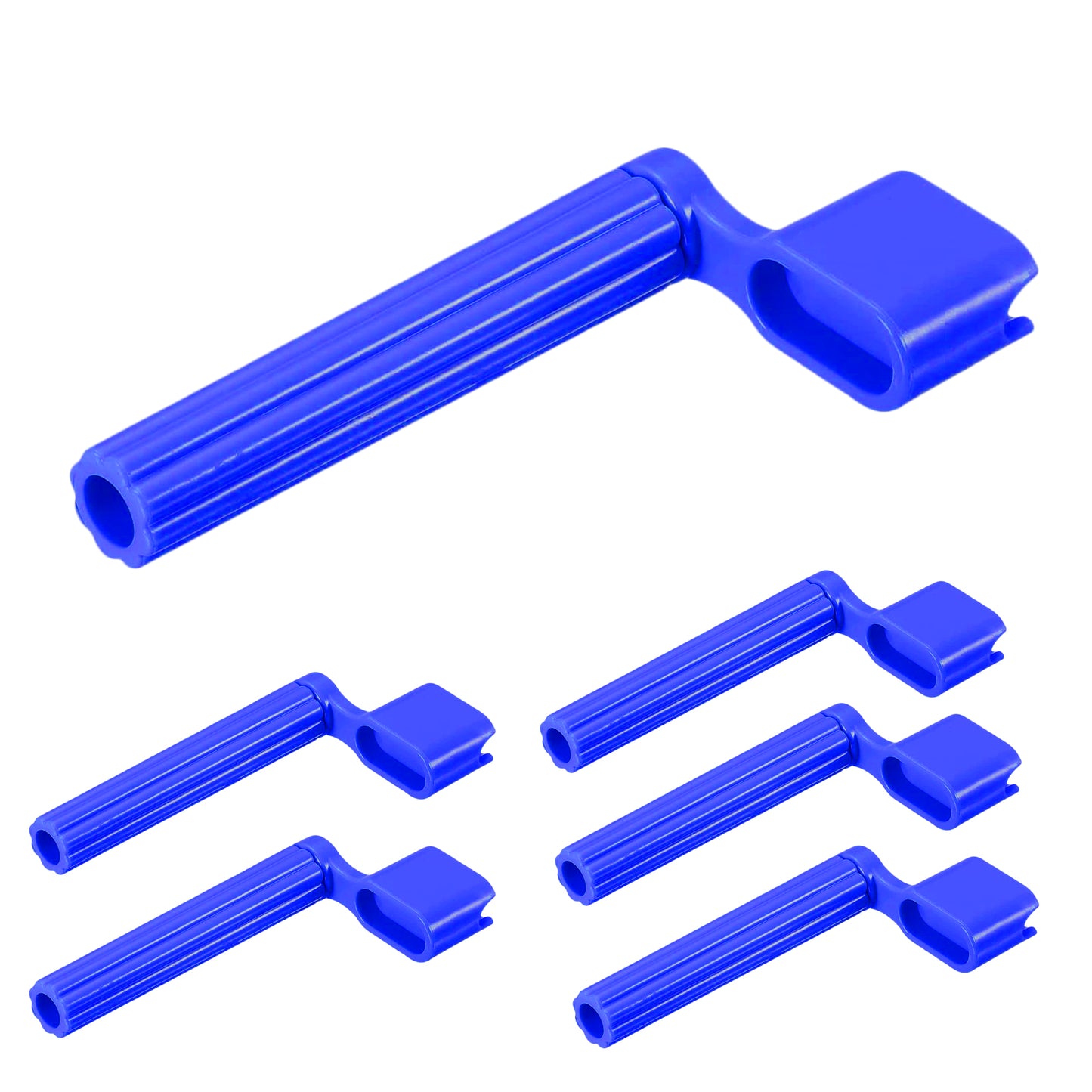 5 Core Guitar String Winder Blue Six pieces| Professional Guitar Peg Winder with Bridge Pin Remover- SW S BLU 6PCS