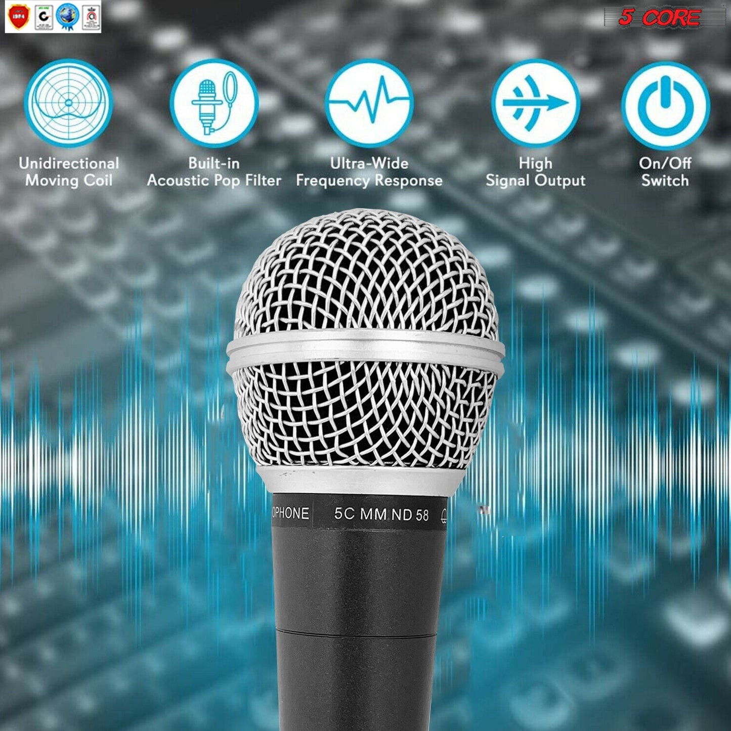 Premium Professional Dynamic Vocal Microphone