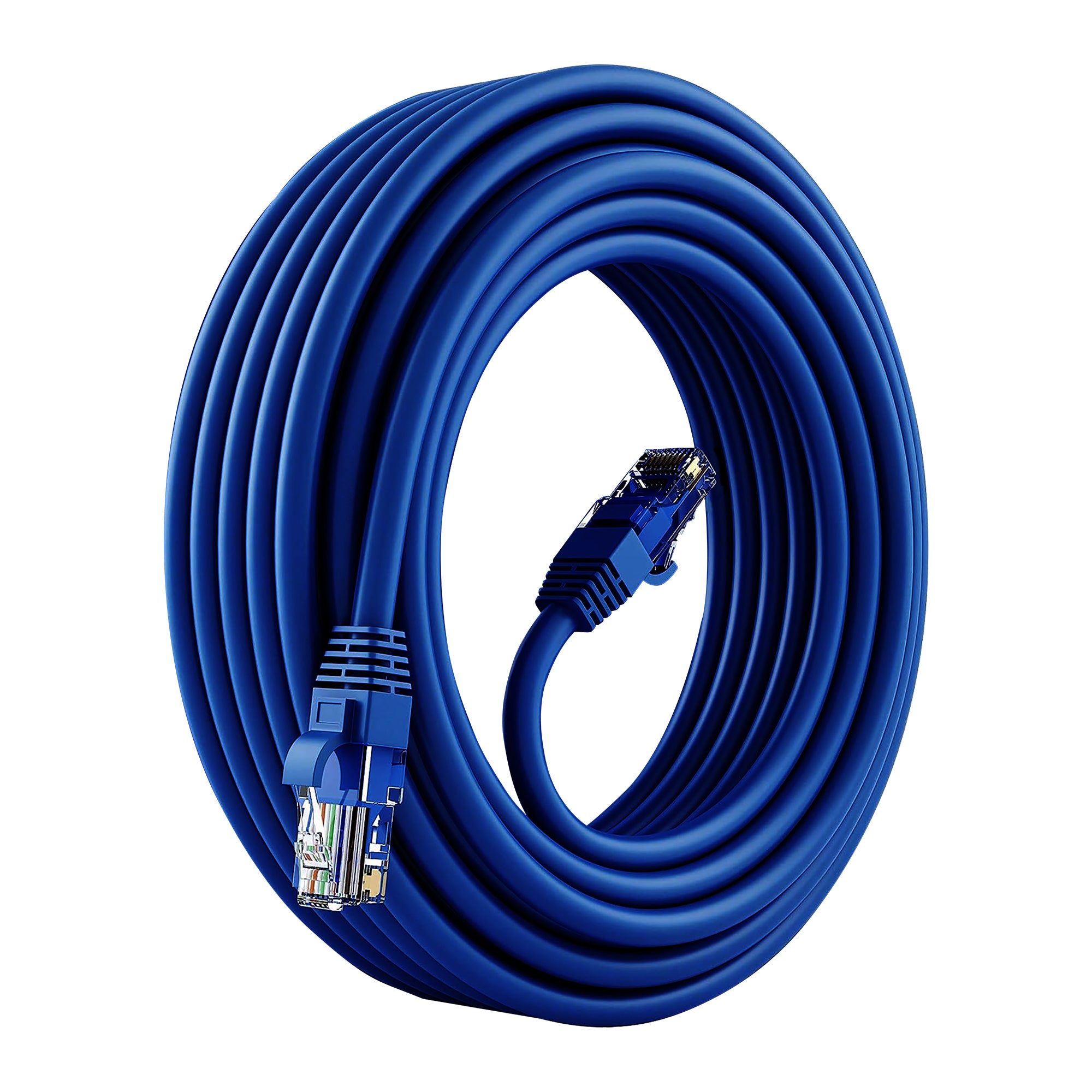 MATEIN Cat 7 Ethernet Cable,100 Ft Network Cable for Modem Router, High  Speed Flat Internet Cord with Clips Rj45 Snagless Connector Fast Computer  LAN
