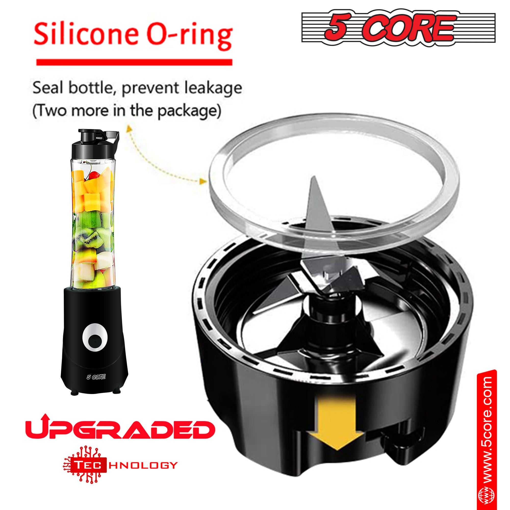 silicone o-ring blender