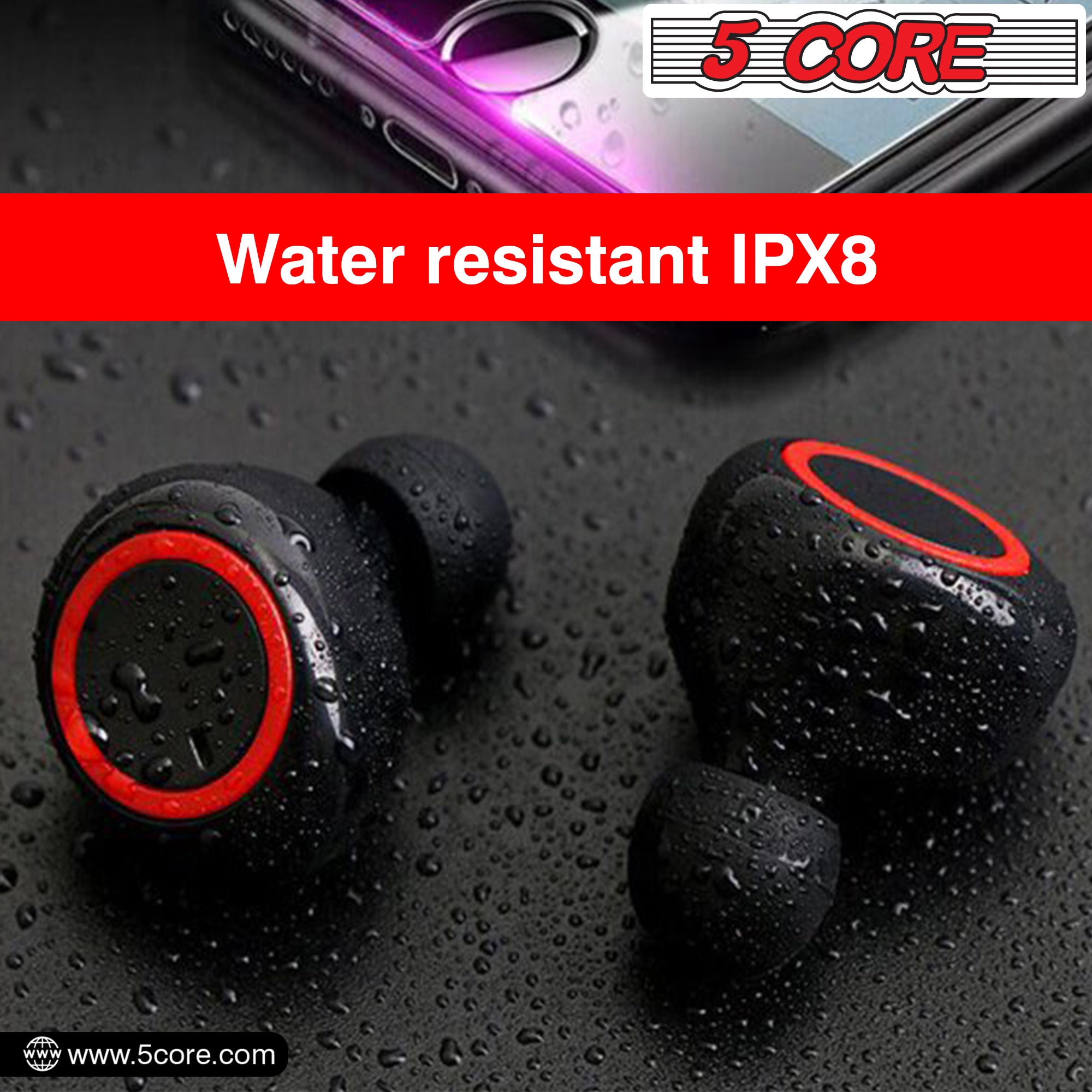 water resistant ipx8