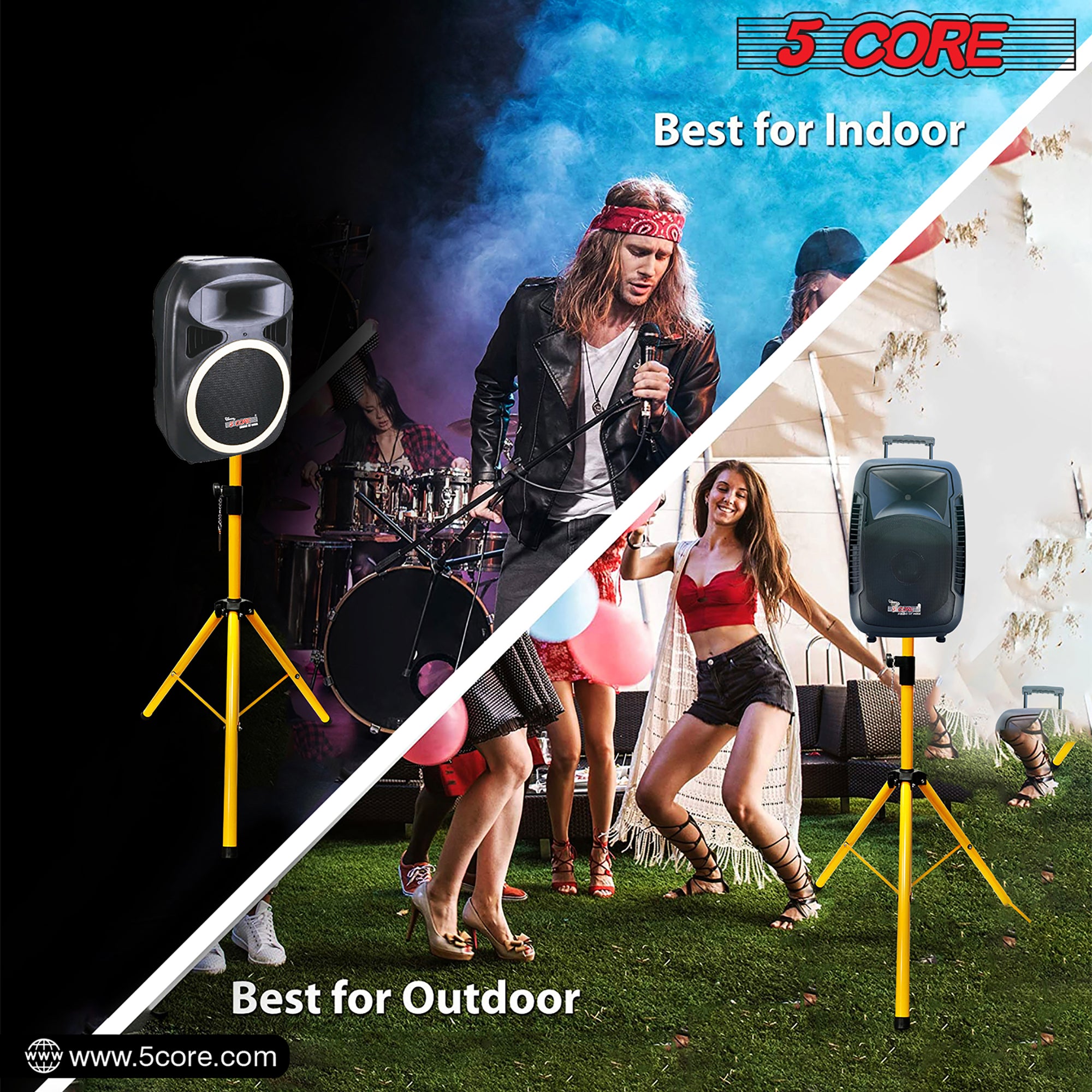Durable construction and stability of this Speaker Stand make it suitable for any environment.
