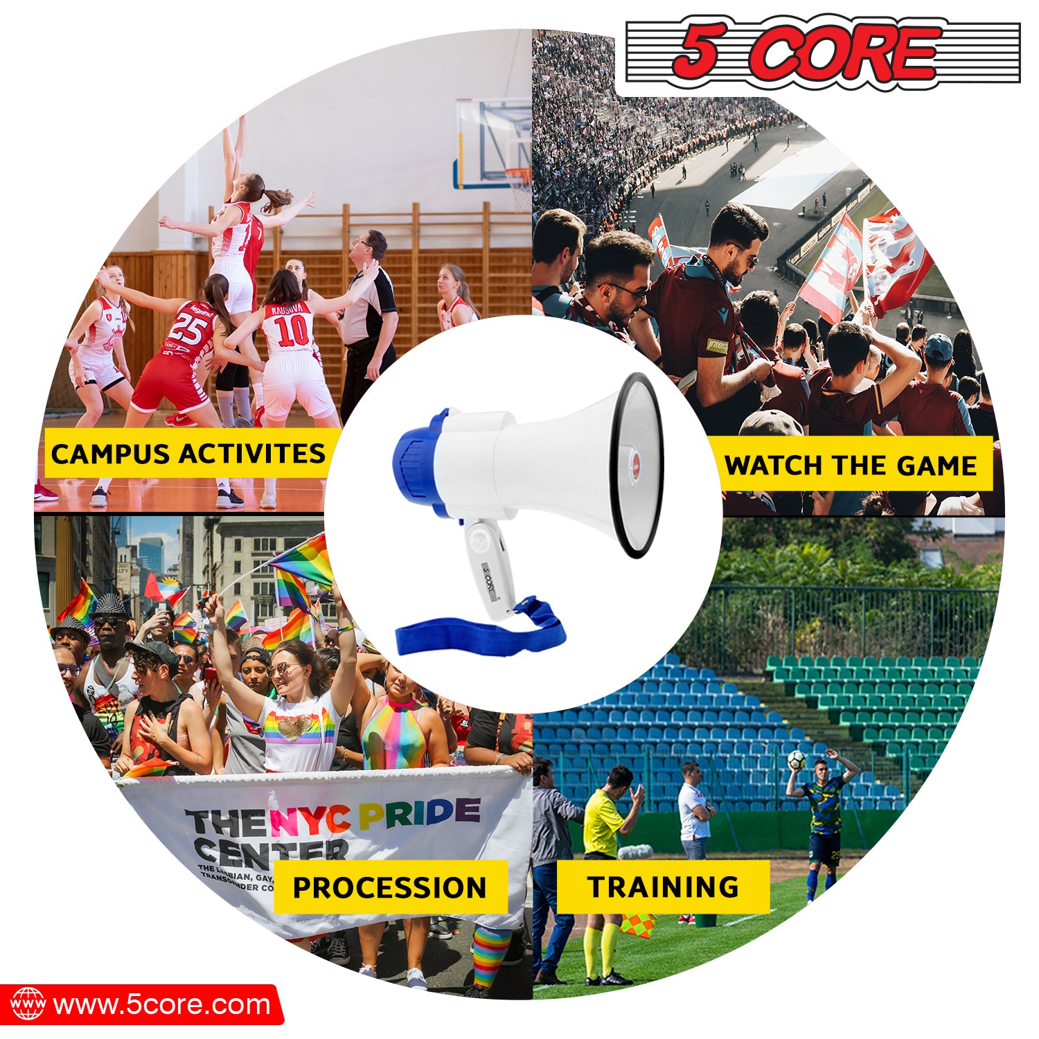 ull Horn Speaker for sporting events, parties, lifeguards, event organizers, and more.