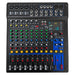 5Core Audio DJ Mixer 12 Channel Sound Board Console w 99 DSP Effect 48V Phantom Power