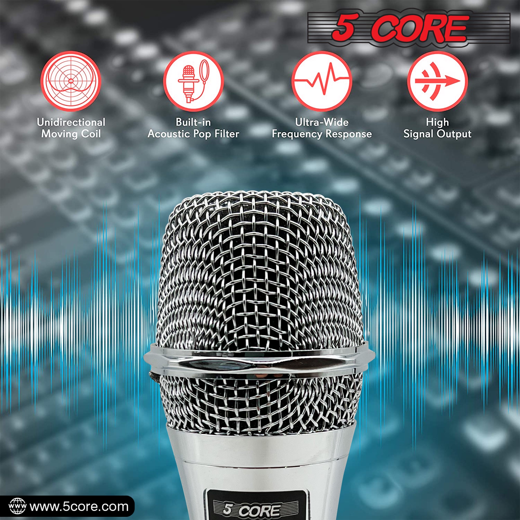 Premium Professional Dynamic Vocal Microphone