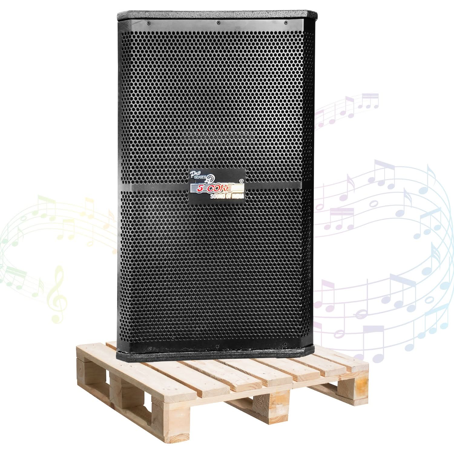 5Core Portable Cabinet PA DJ Speaker System 15" 2000W Passive 2 Way Loudspeaker  Full Range Audio