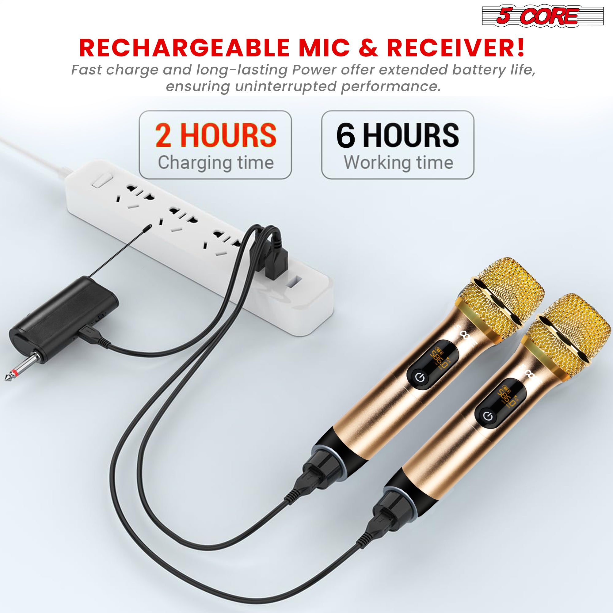 rechargeable mic & reciever