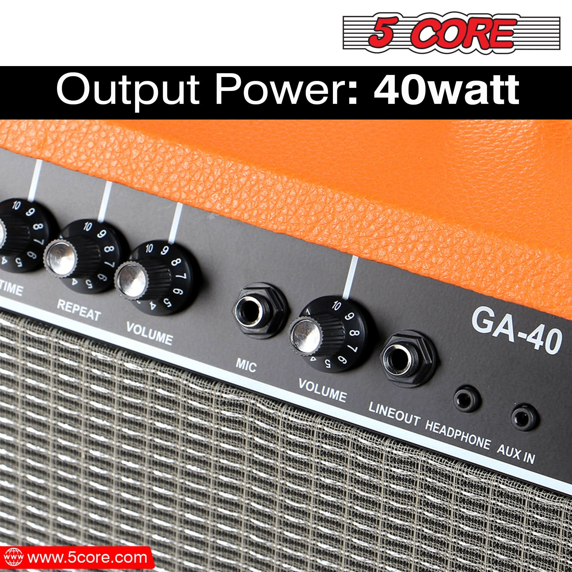 High powered 40 watt guitar amplificador