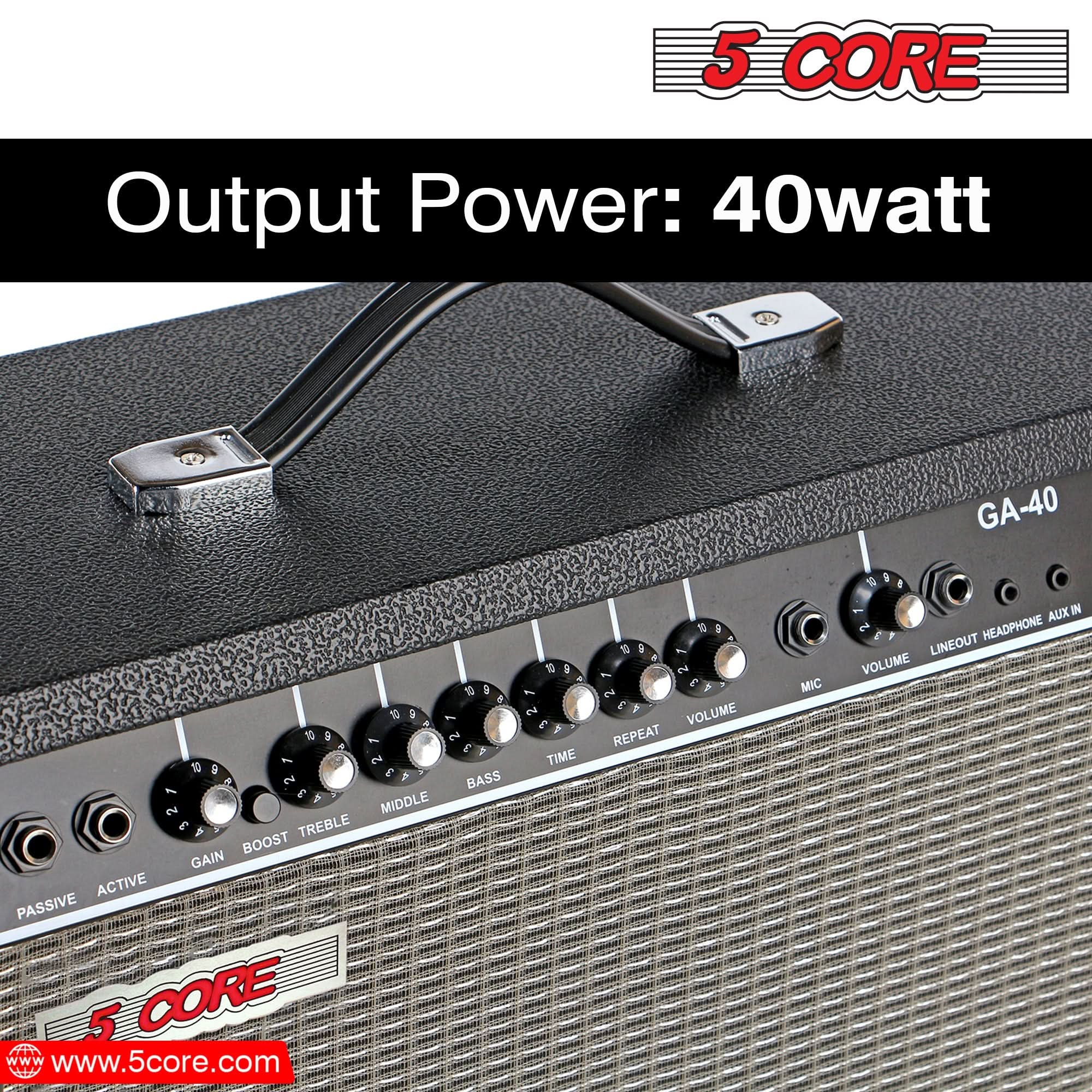 High powered 40 watt guitar amplificador