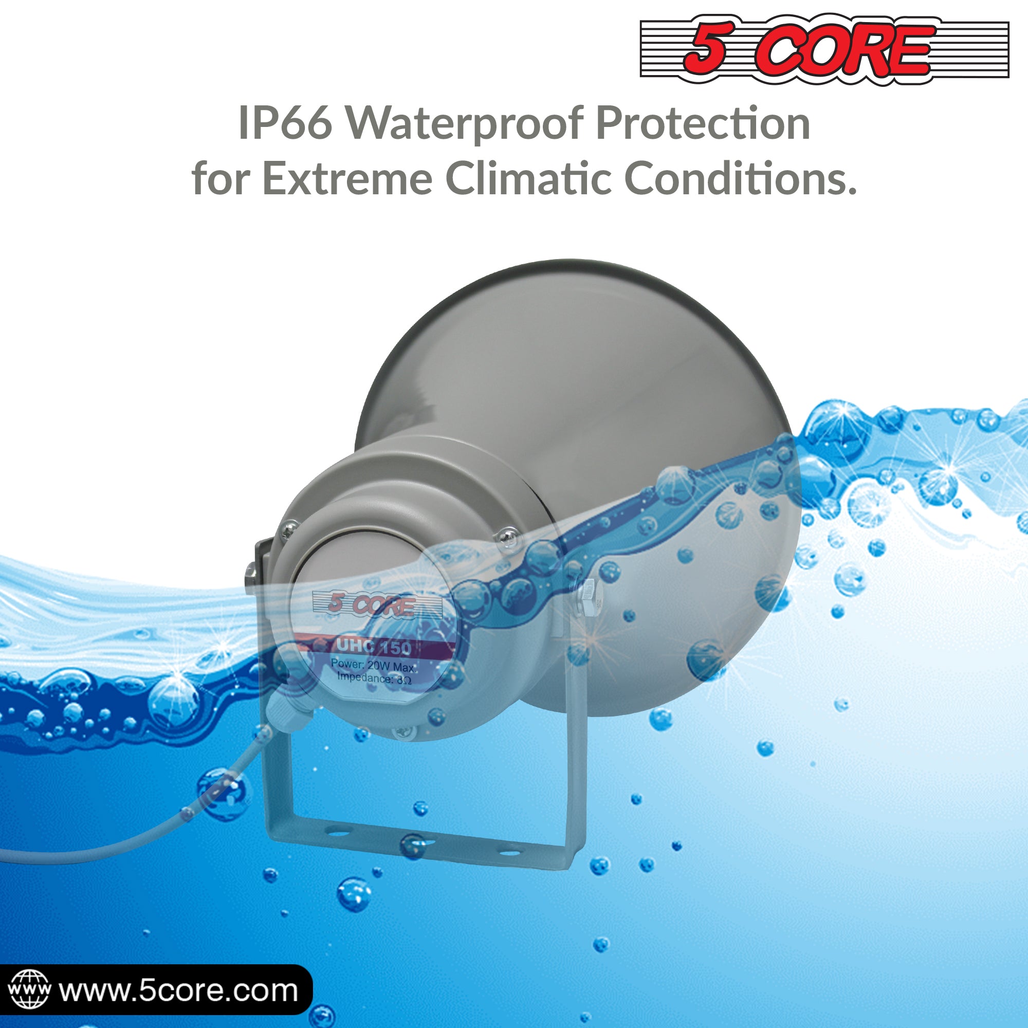 ip66 waterproof protection pa speaker