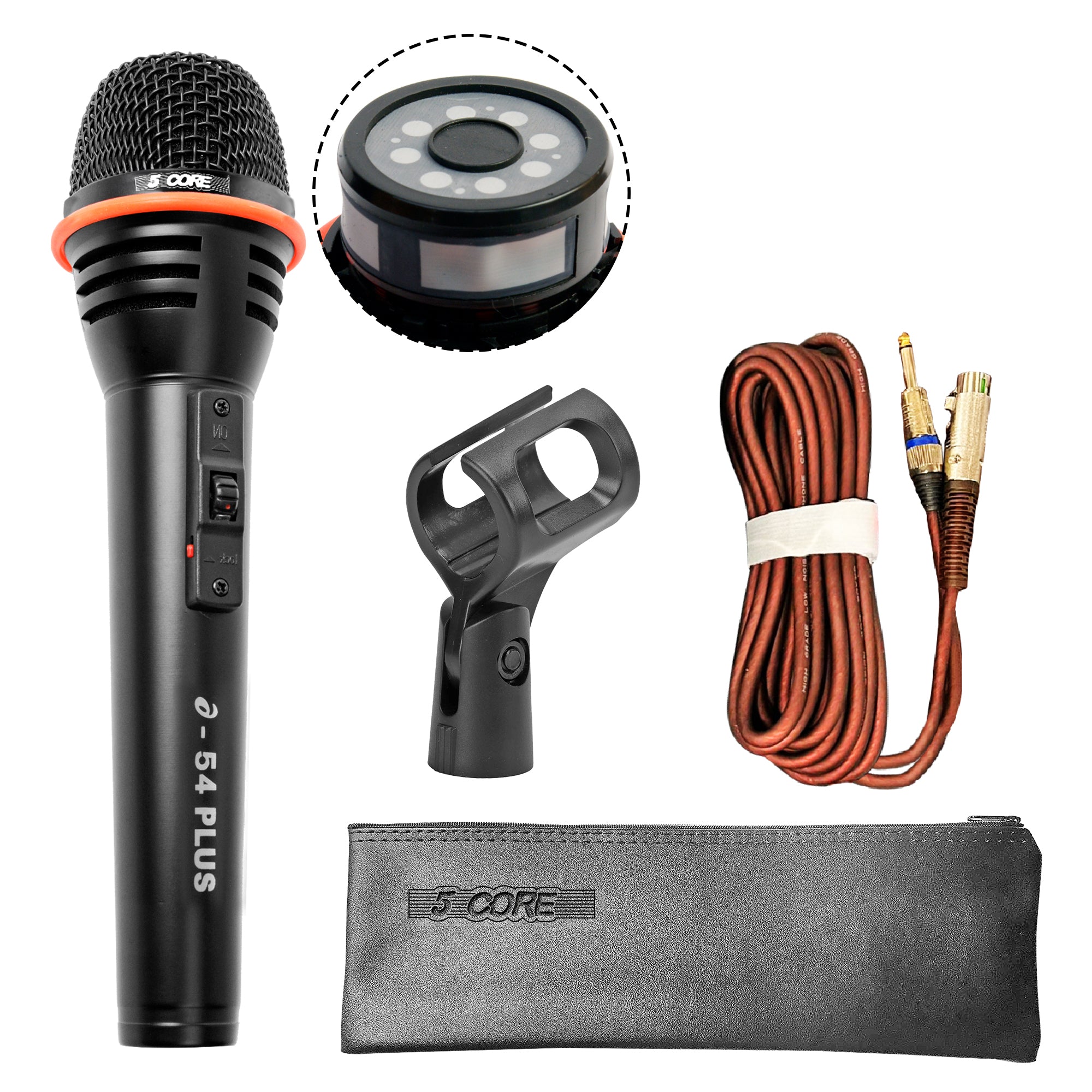 5Core Microphone For Singing Karaoke Mic XLR Microfono Dynamic Cardioid XLR Mic
