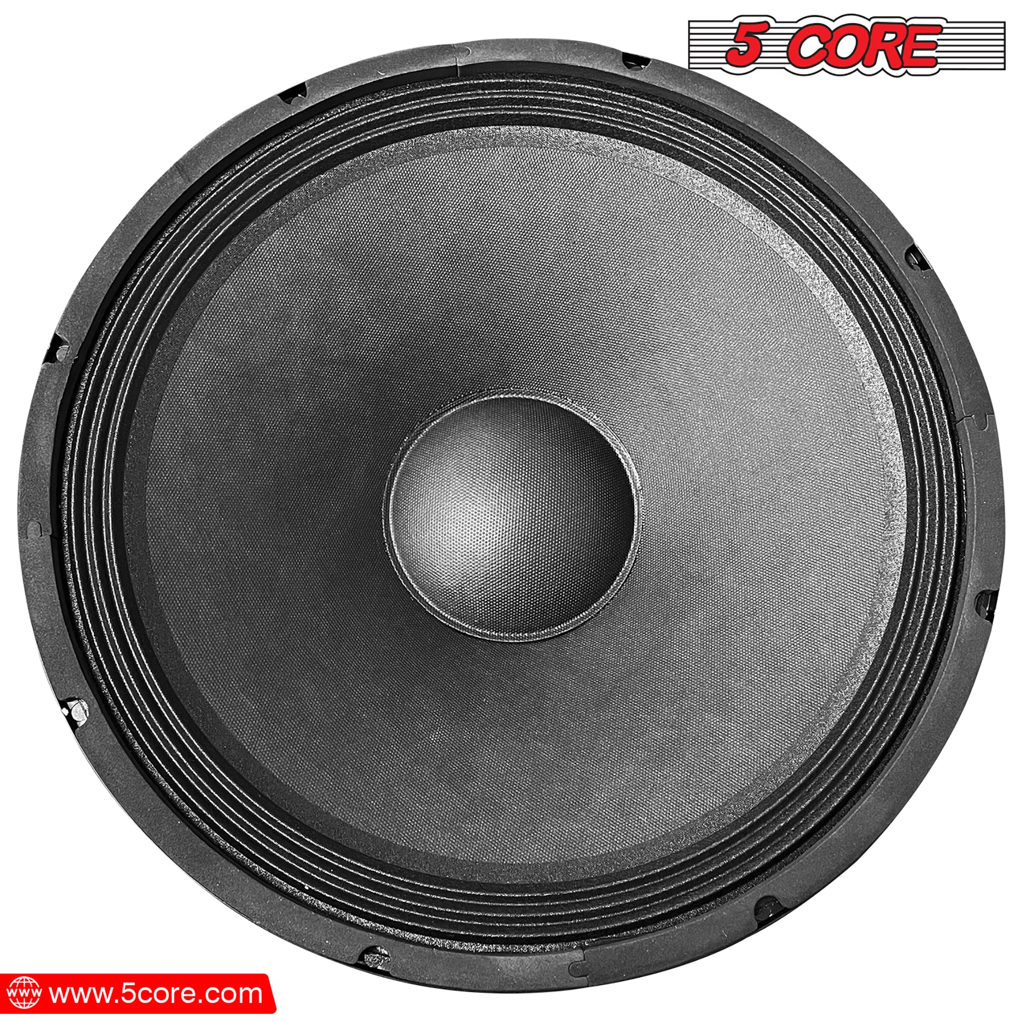 5 Core 15 Inch Subwoofer Speaker 250W RMS Full Range DJ Sub Woofer Systems 8 Ohm 60 OZ Magnet Raw Replacement Stereo Subwoofers -FR 15 140 MS