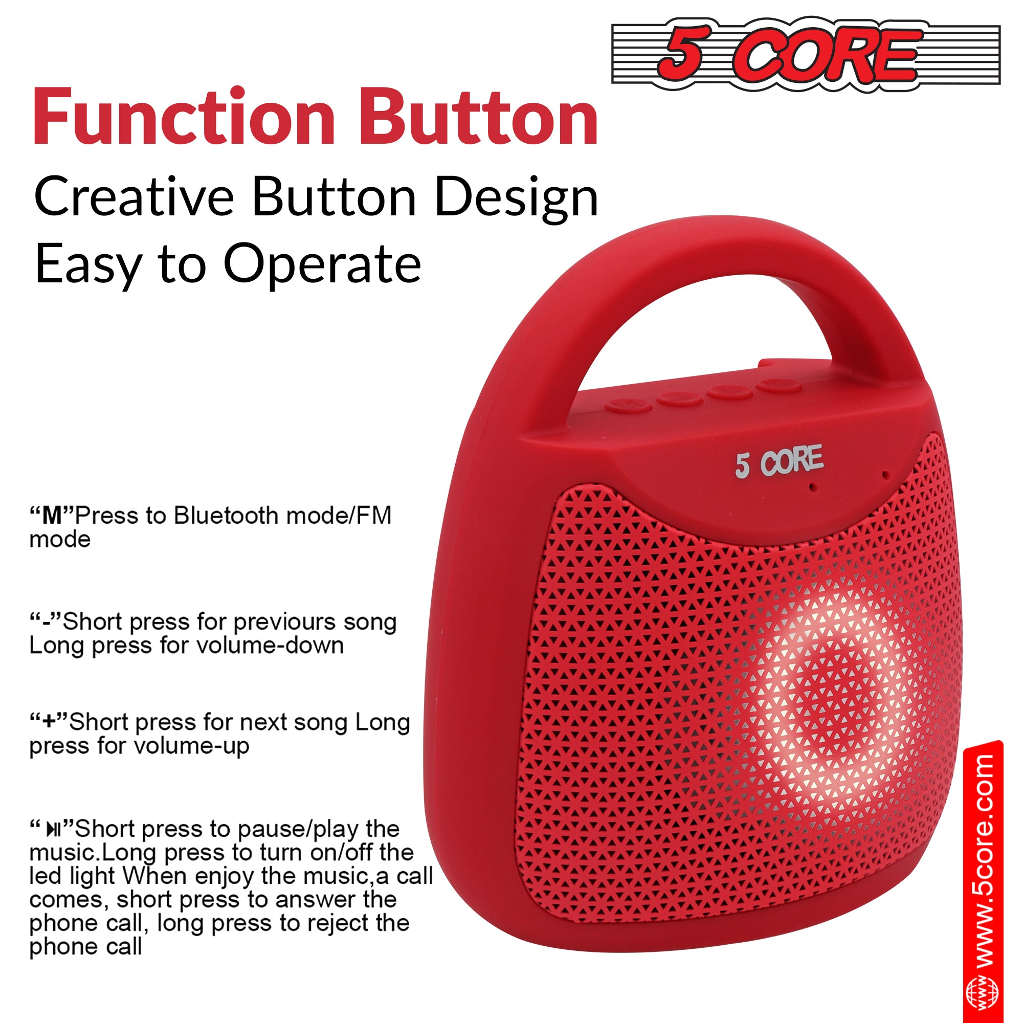 creative function button for easy to operate