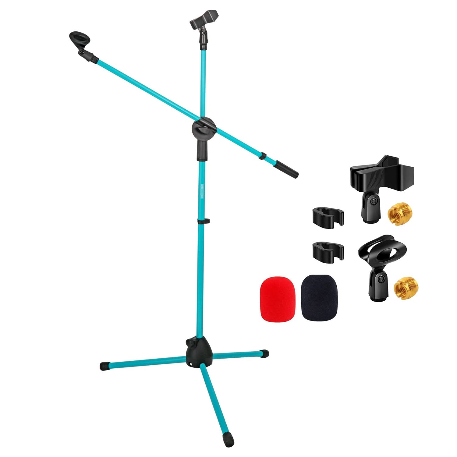 5Core Tripod Mic Stand Adjustable Heavy Duty Floor Holder Microphone Boom Arm