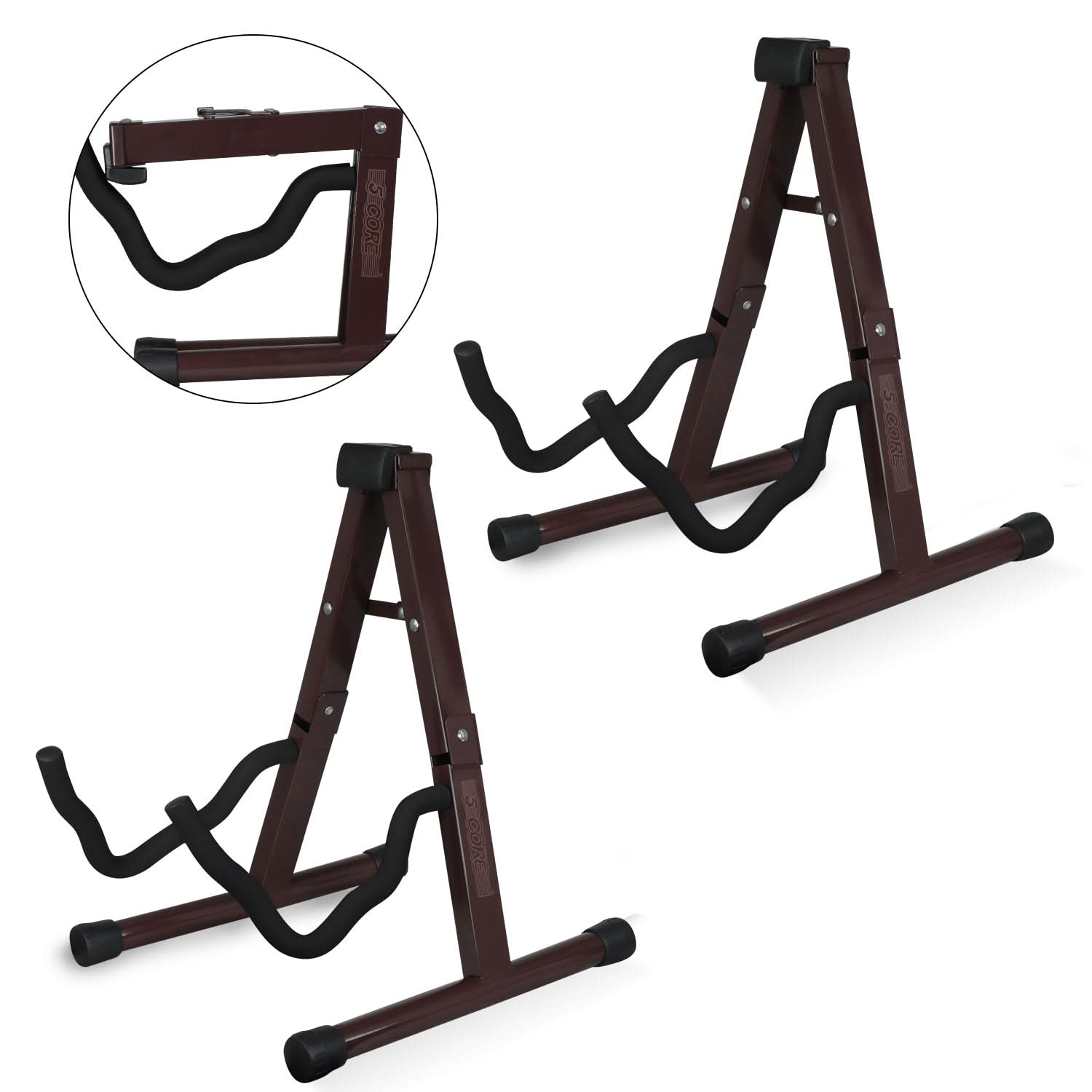 5Core Guitar Stand Floor A Frame Electric Acoustic Bass Soporte Para Guitarra