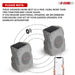 Outdoor garden rock speaker with compact design