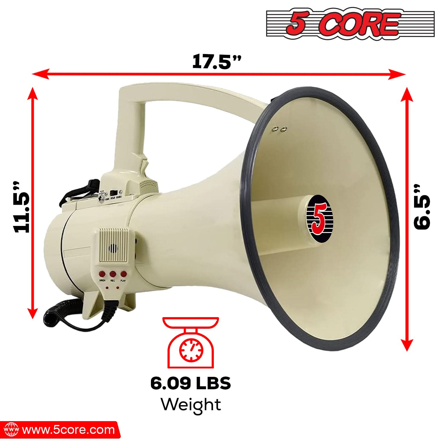 Cheer Megaphone store Bullhorn Loud Speaker 3501USB