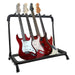 5 Core guitar rack for multiple guitars, guitar accessories, and electric guitar stand.