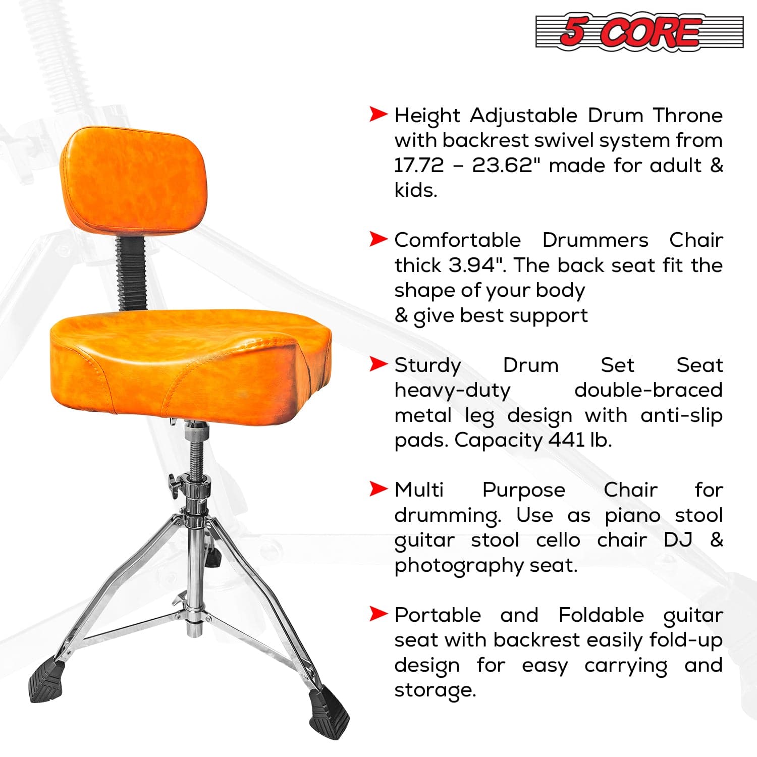 We give the best Drum Throne in the market