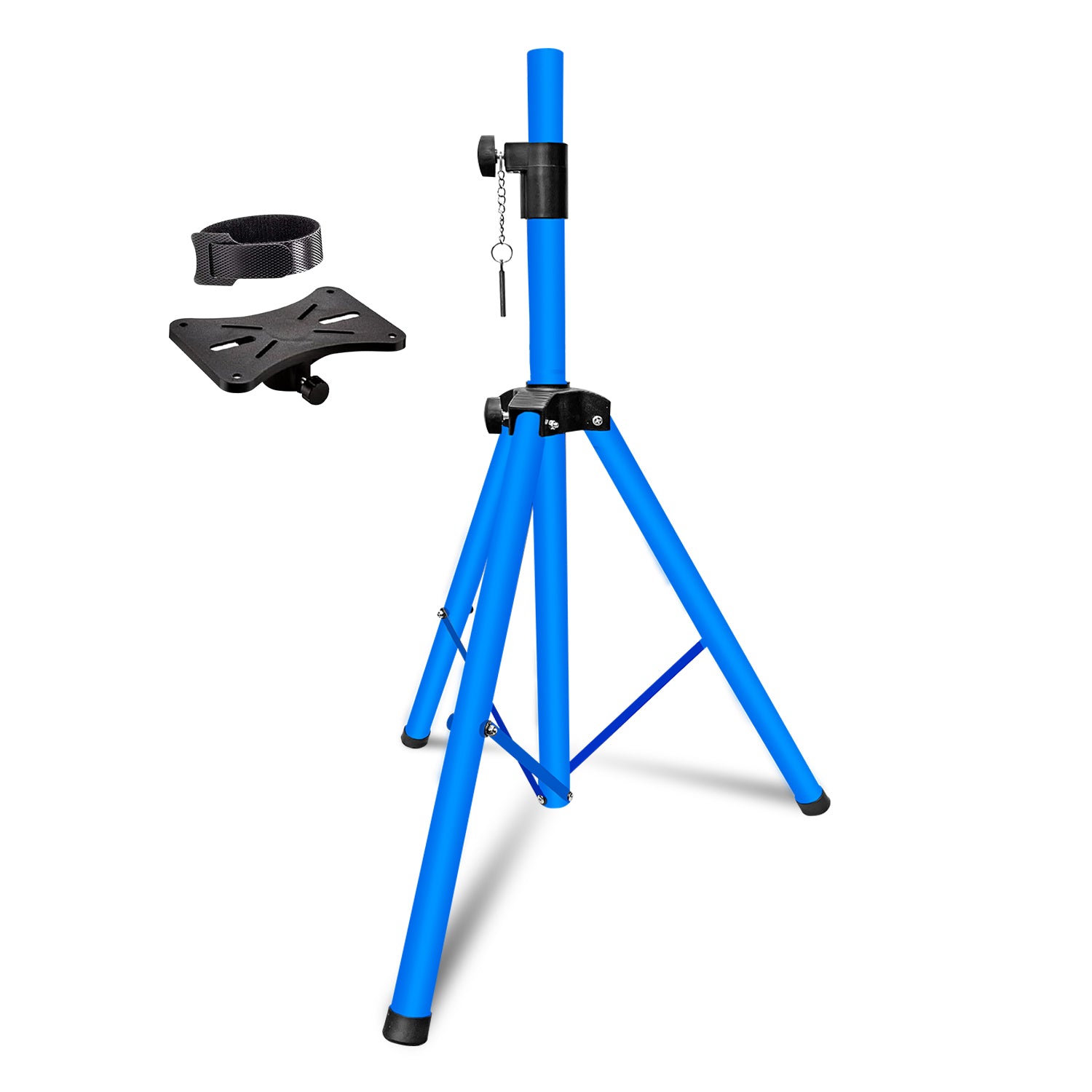 5Core Speaker Stand Tripod Floor Short Adjustable DJ Studio Monitor Stands Pole Mount SKY BLUE