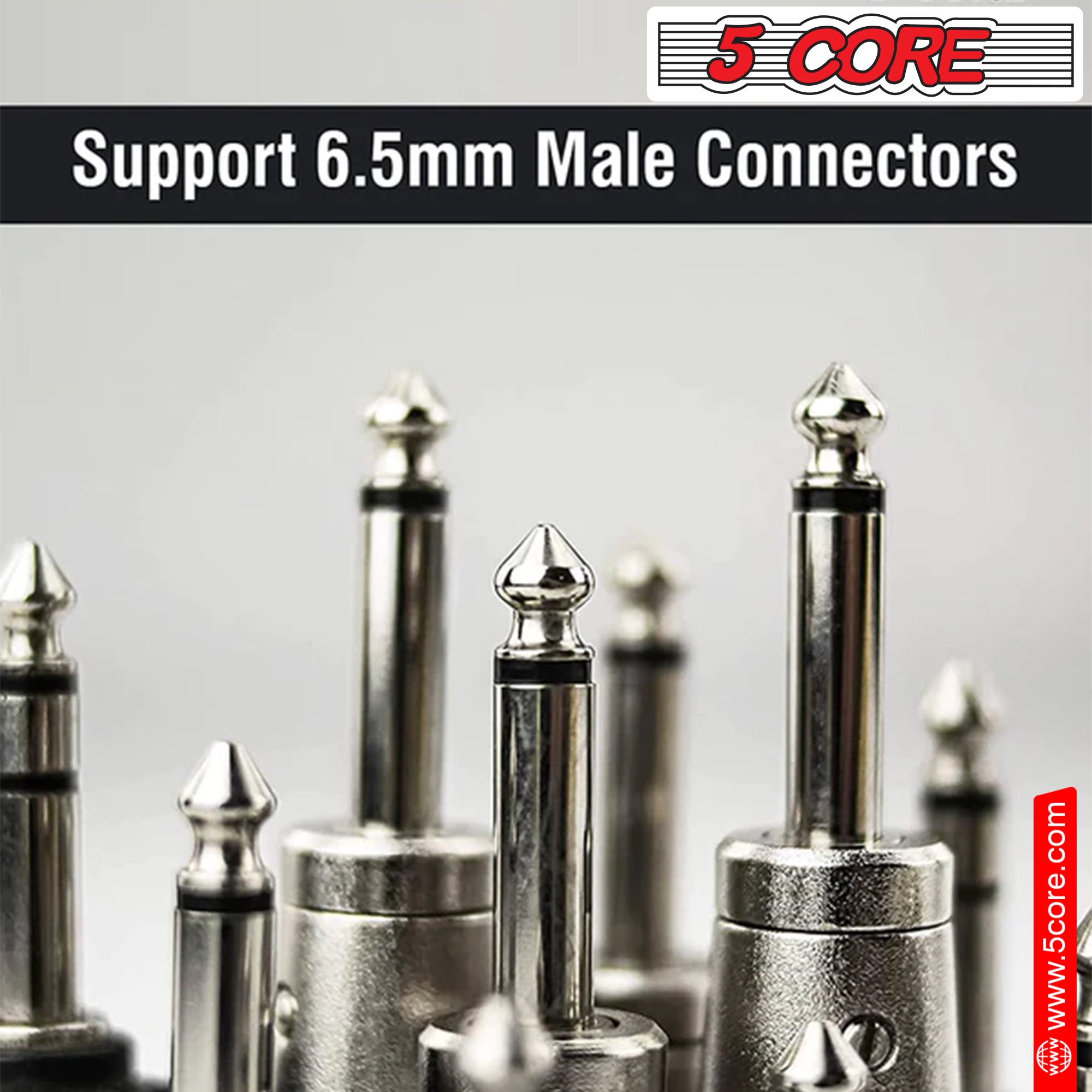 6.5 mm male connector