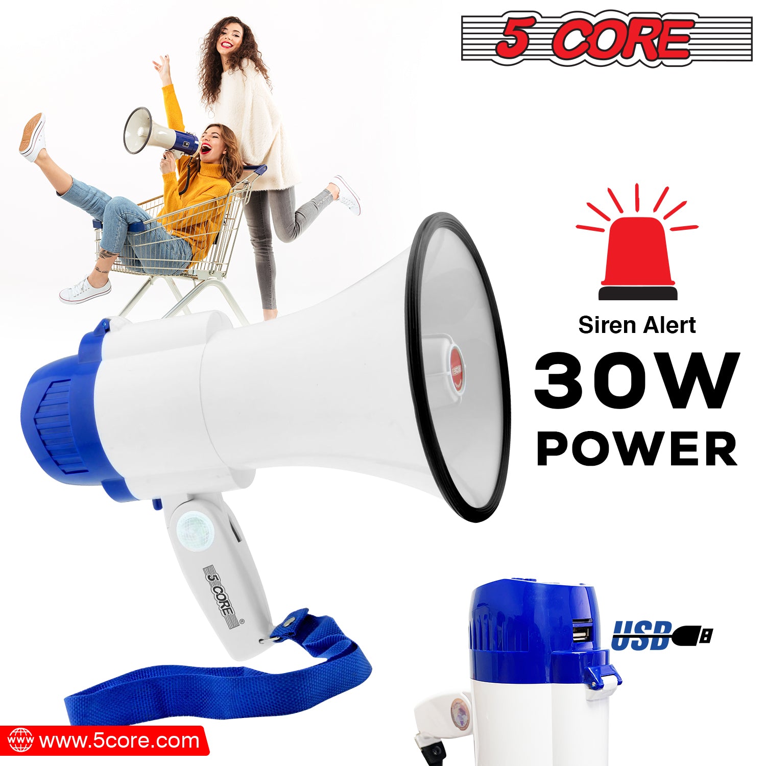 Bull Horn 30W Loud Speaker