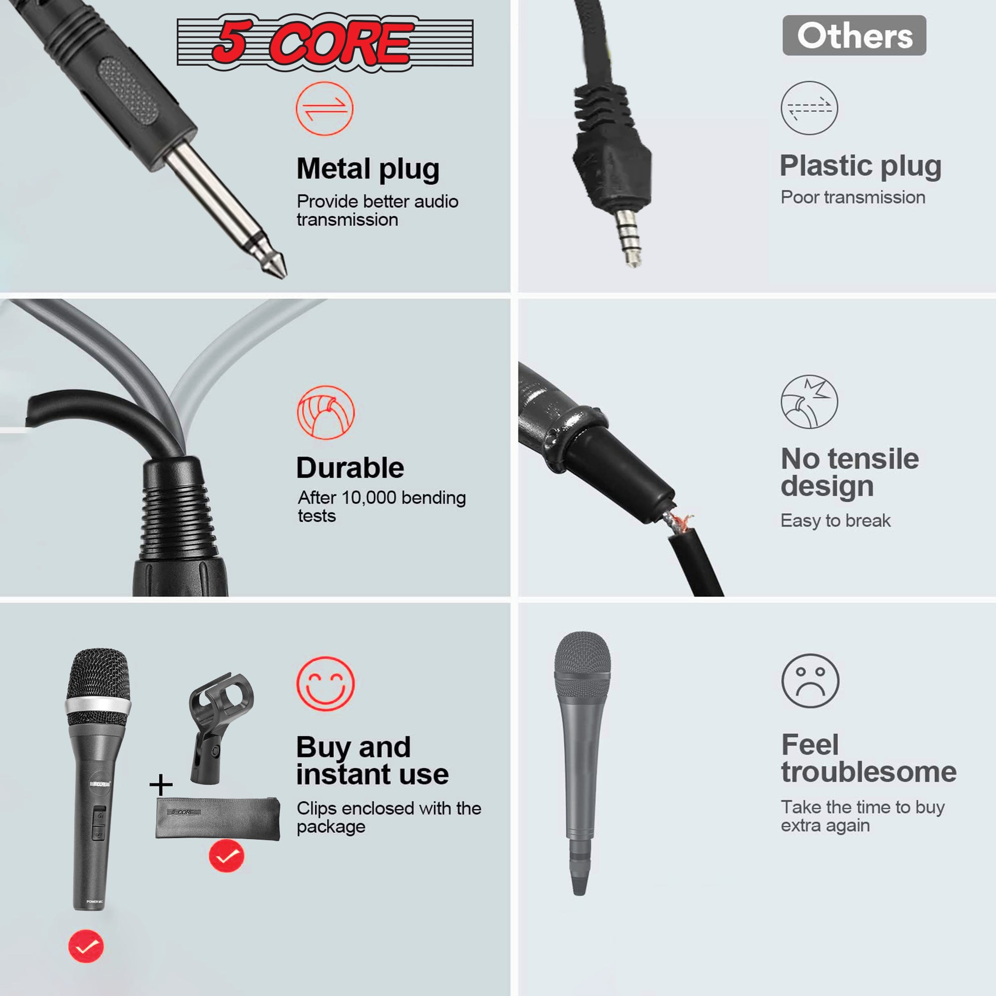 Professional-grade XLR Microphone for Dynamic Vocal Expression