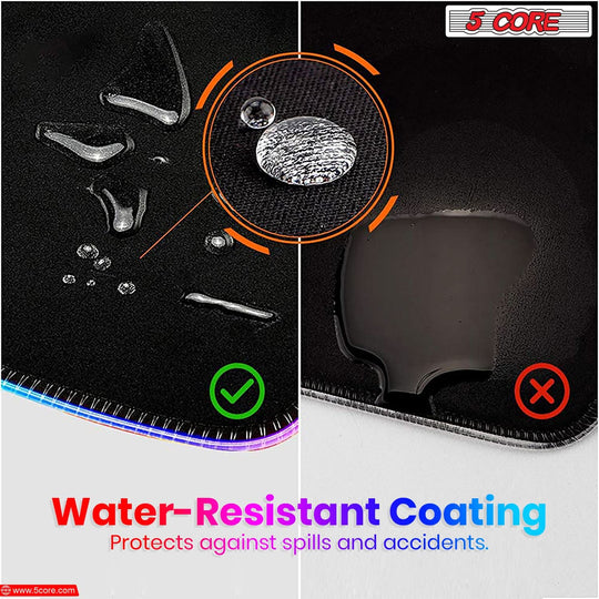 Our gaming mousepad has water resistance surface