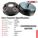 High-Quality 135W RMS Tweeter Horn Speaker by 5 Core