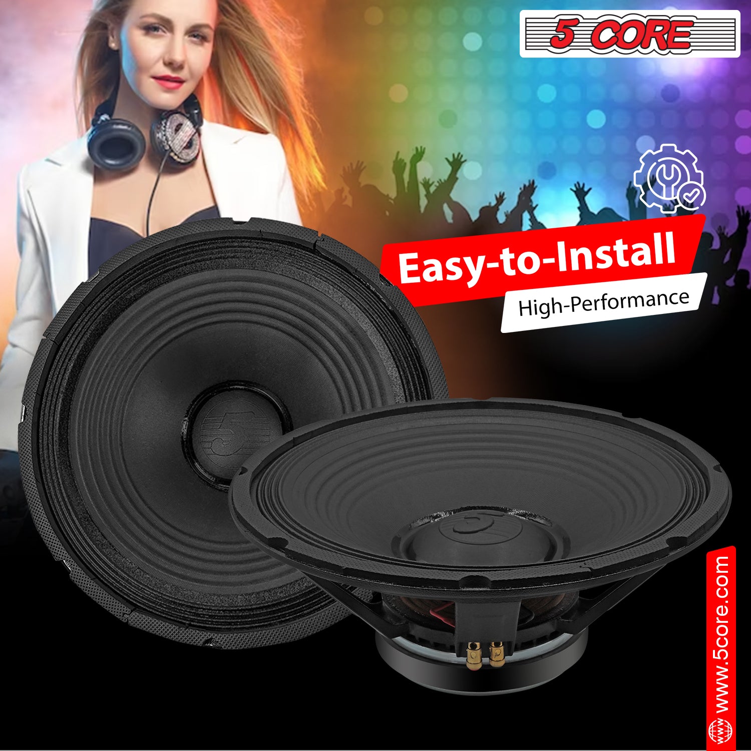 15 inch subwoofer easy to install