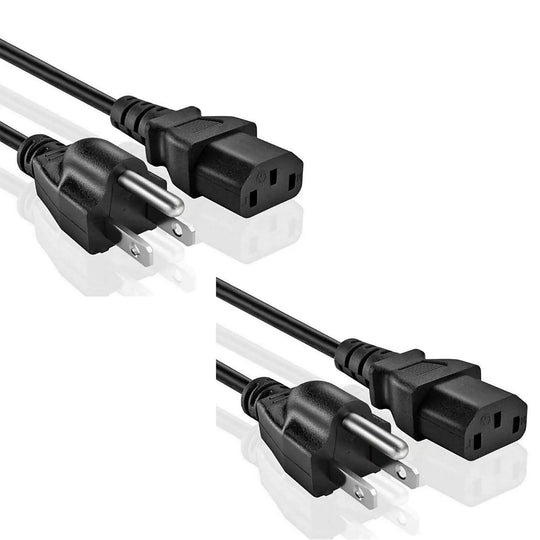 3-pin power cord designed for secure electrical connections, suitable for a wide range of appliances and devices