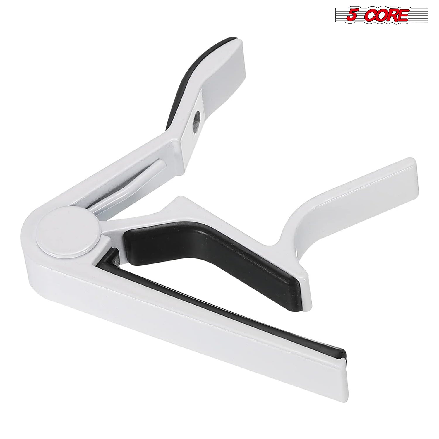 5 Core Guitar Capo Premium Capo for Acoustic Guitar 6 String Classical Guitar kapo for Ukulele Mandolin Banjo Guitar Accessories - CAPO WH 1Pc