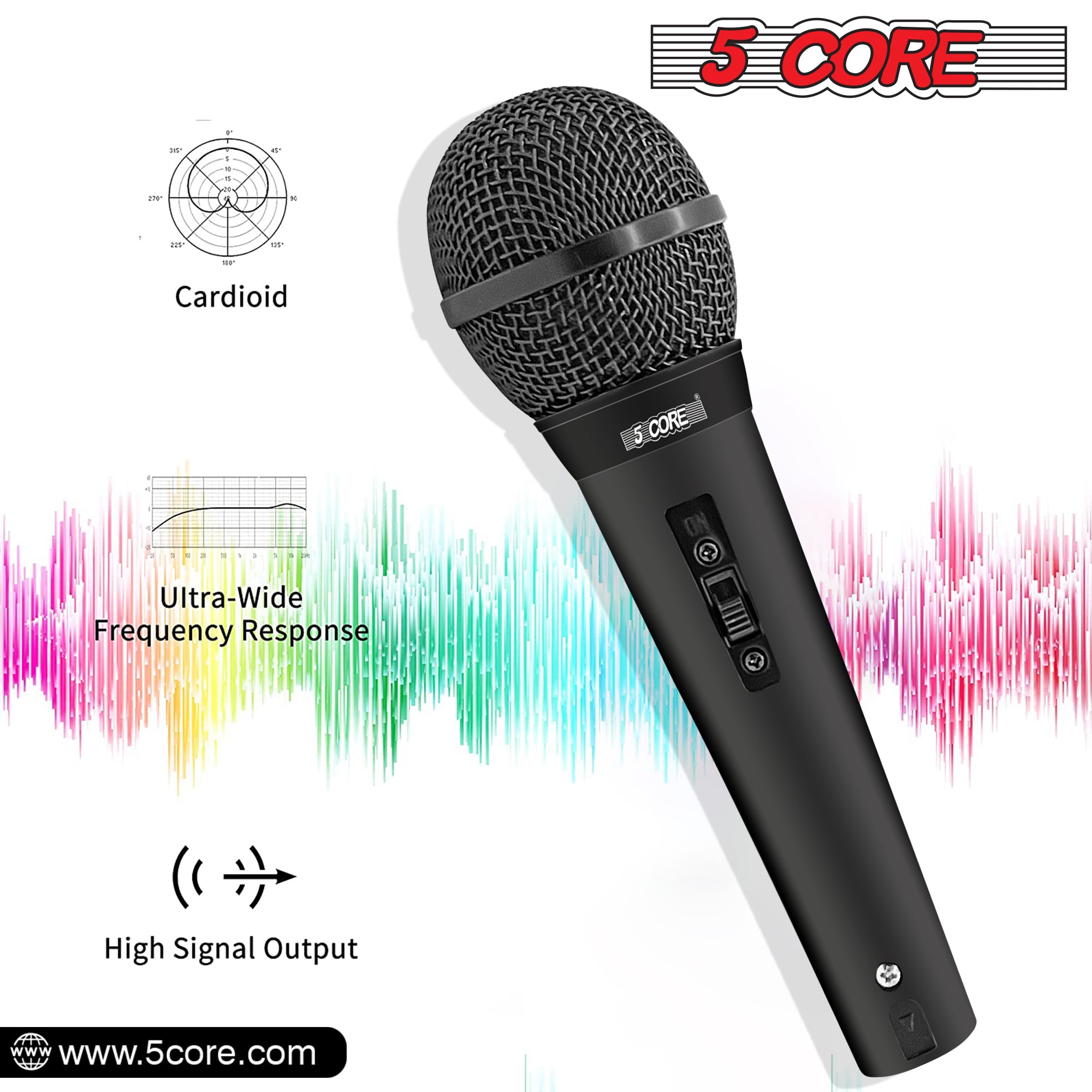 Professional Unidirectional Microphone for Singing