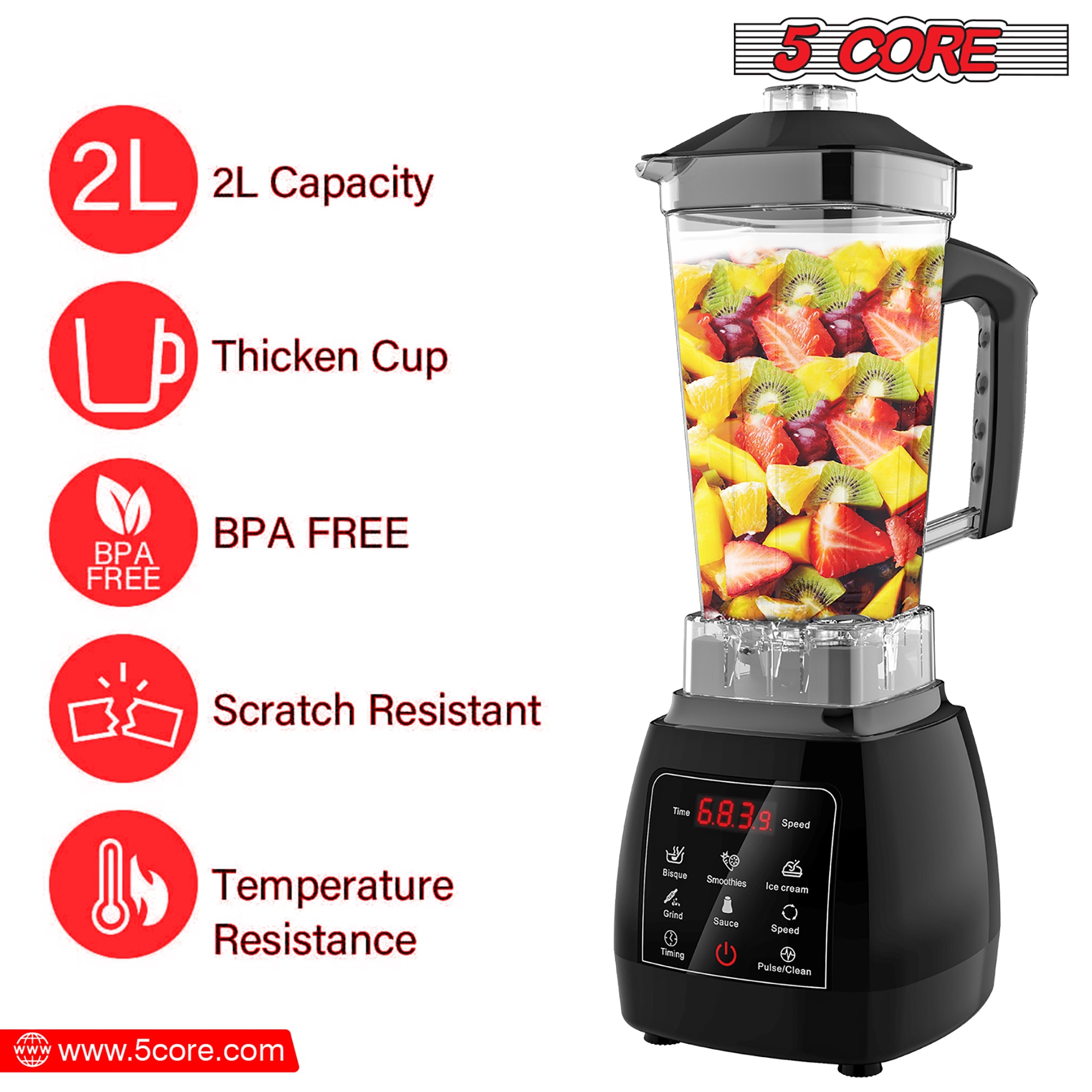 Blender for Shakes and Smoothies Buy Online- 5 Core