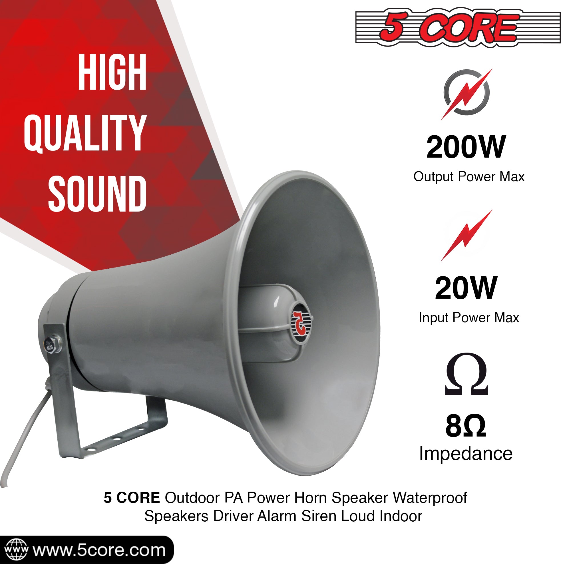 20 Watt RMS Loud Speakers